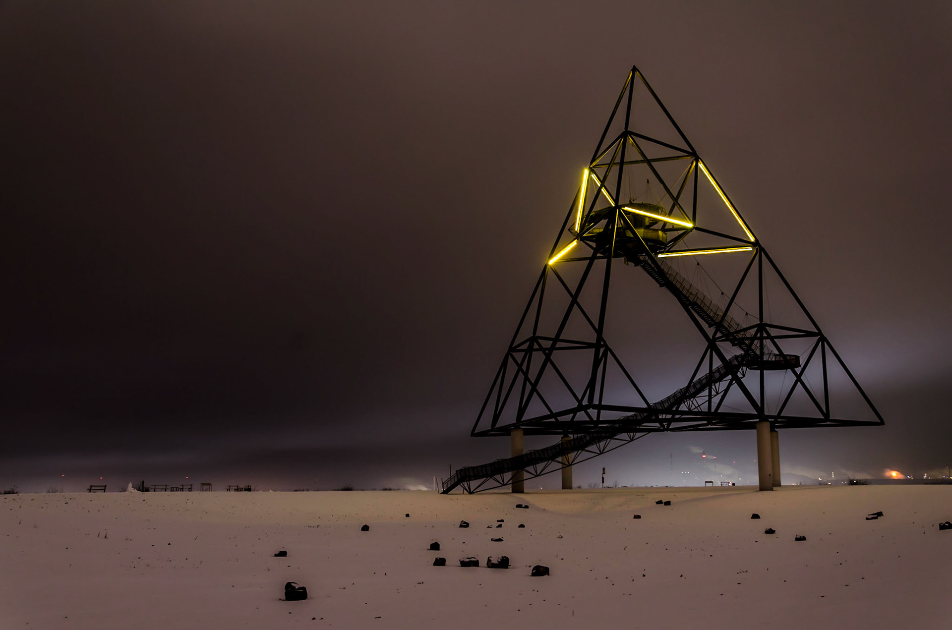 Tetraeder auf der Halde Emscherblick