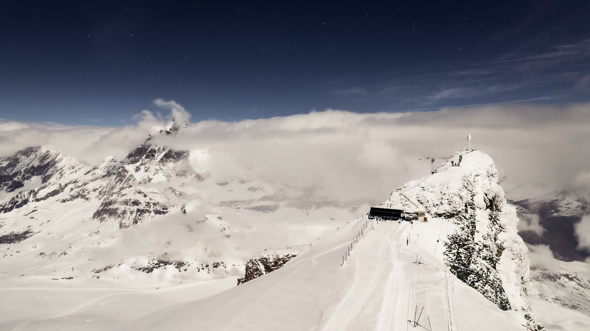 Kleines Matterhorn und Matterhorn
