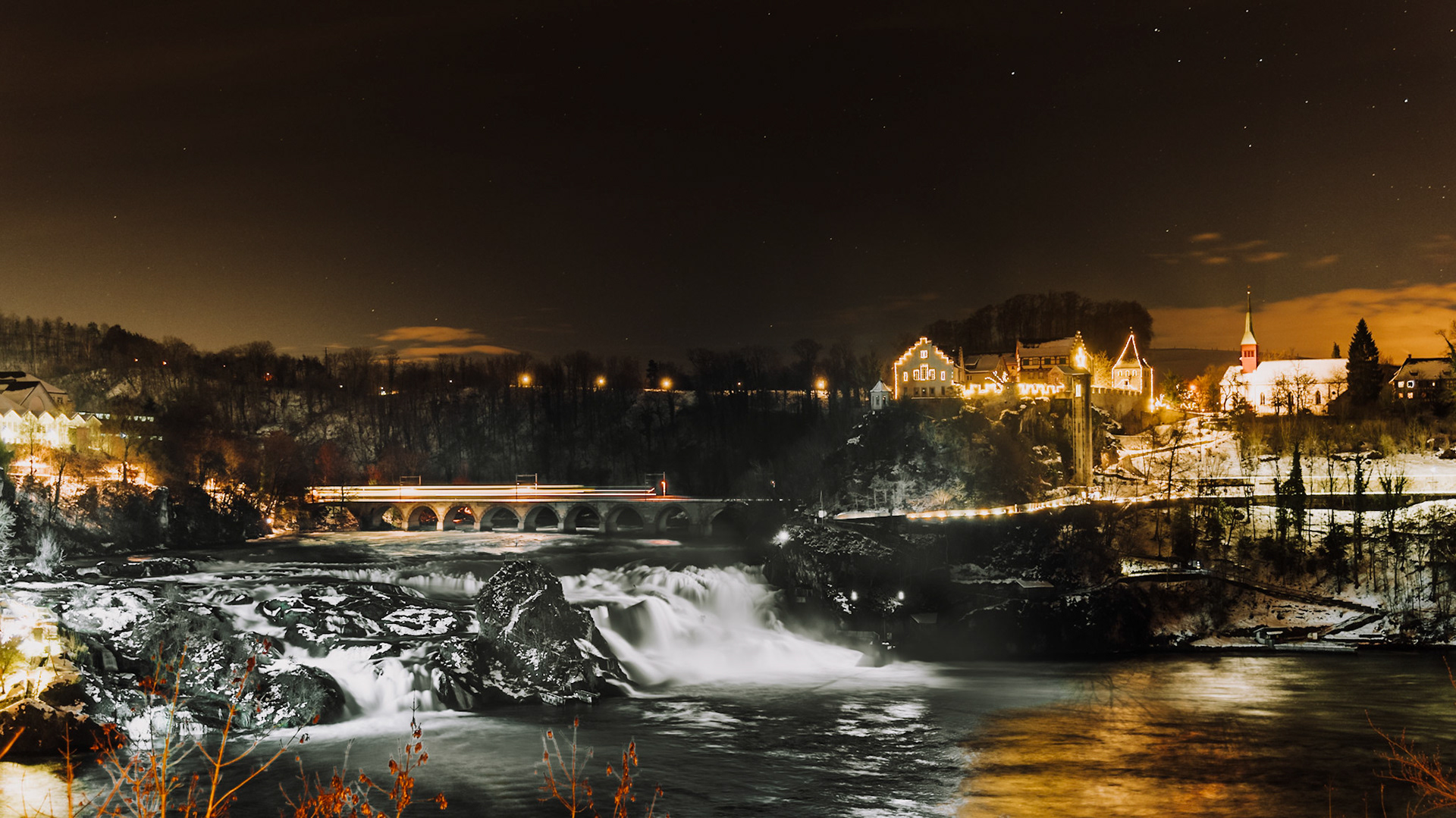 Rhinefall at Night