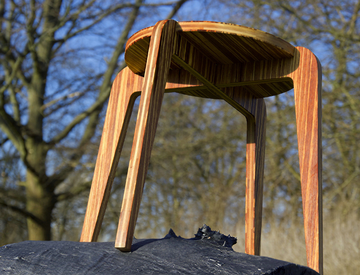 møbel behandlet med bivoks