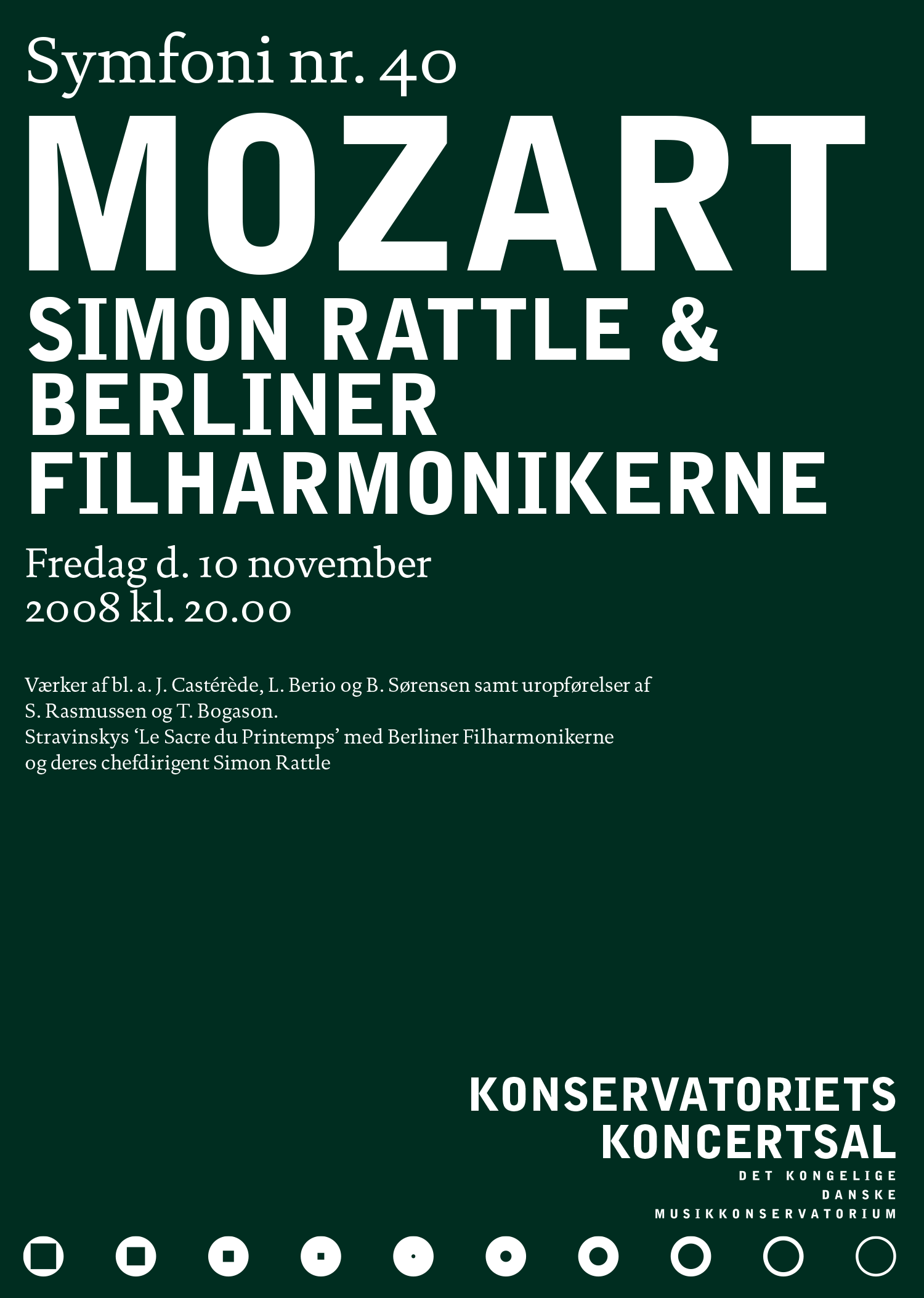 plakat med arrangement