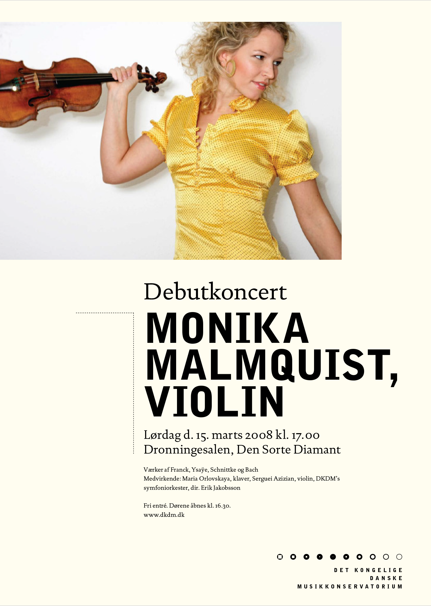 plakat med dimittend