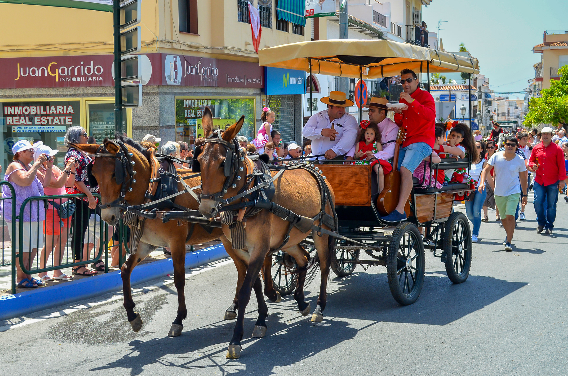Romeria de San Isidro, Nerja, Spain