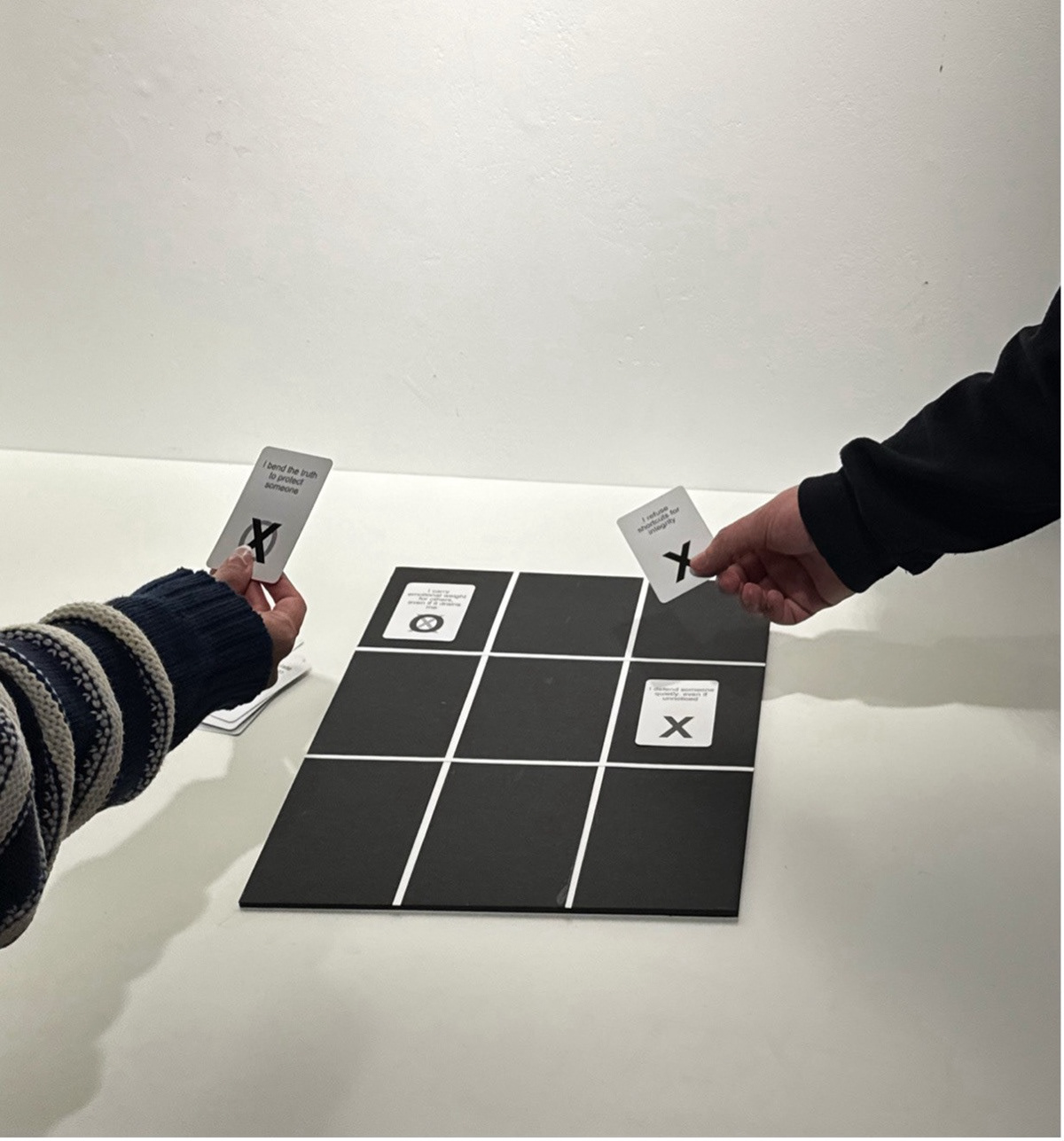 Tik-Tac-Choose, Card game, 2026