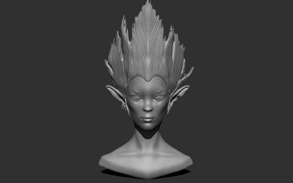 A Creature Inspired by Nature, ZBrush