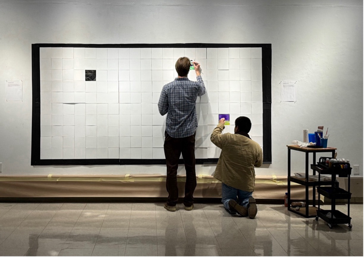 Collaborative Canvas, Mixed media, 2026