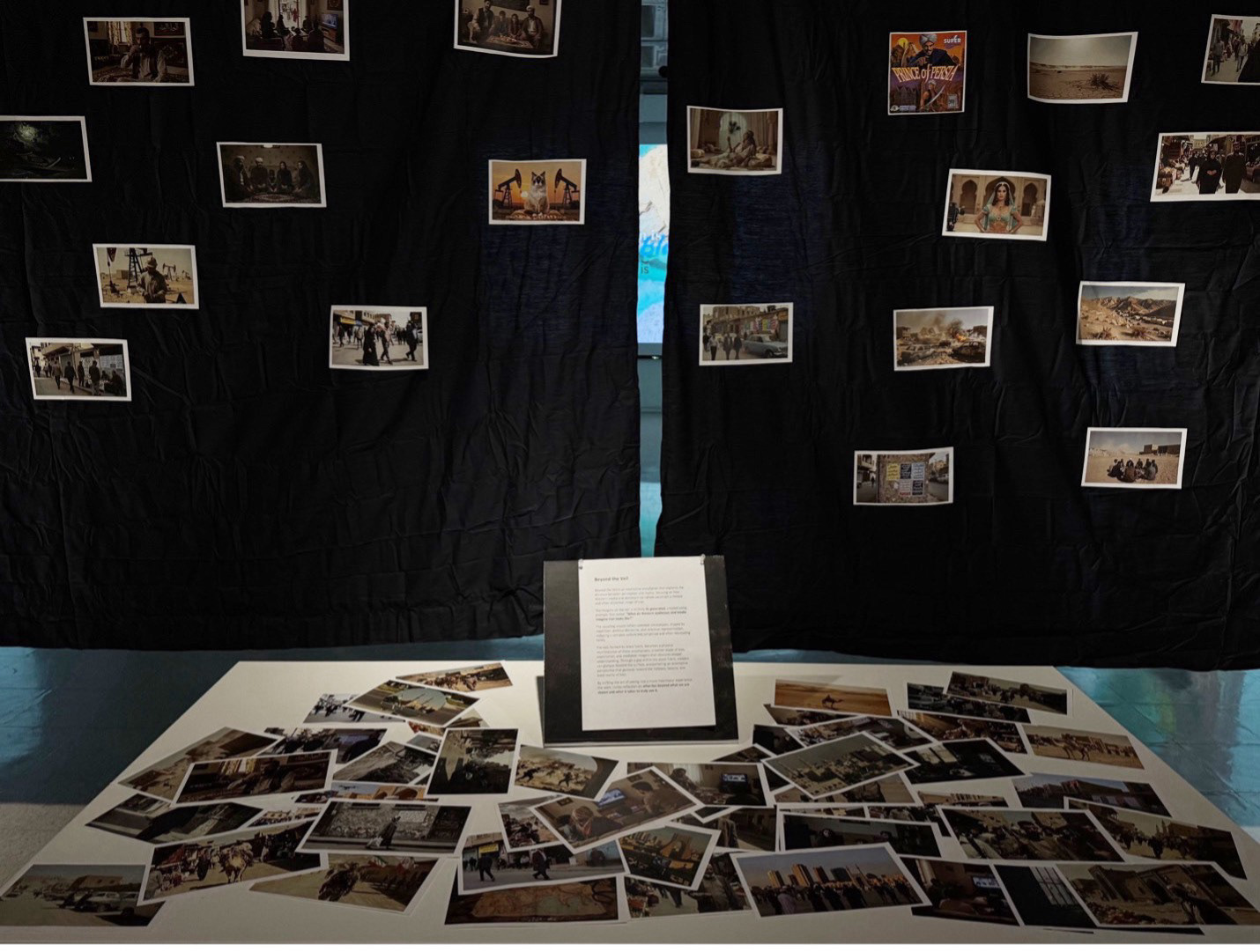 Beyond the Veil, 2026, Multimedia installation