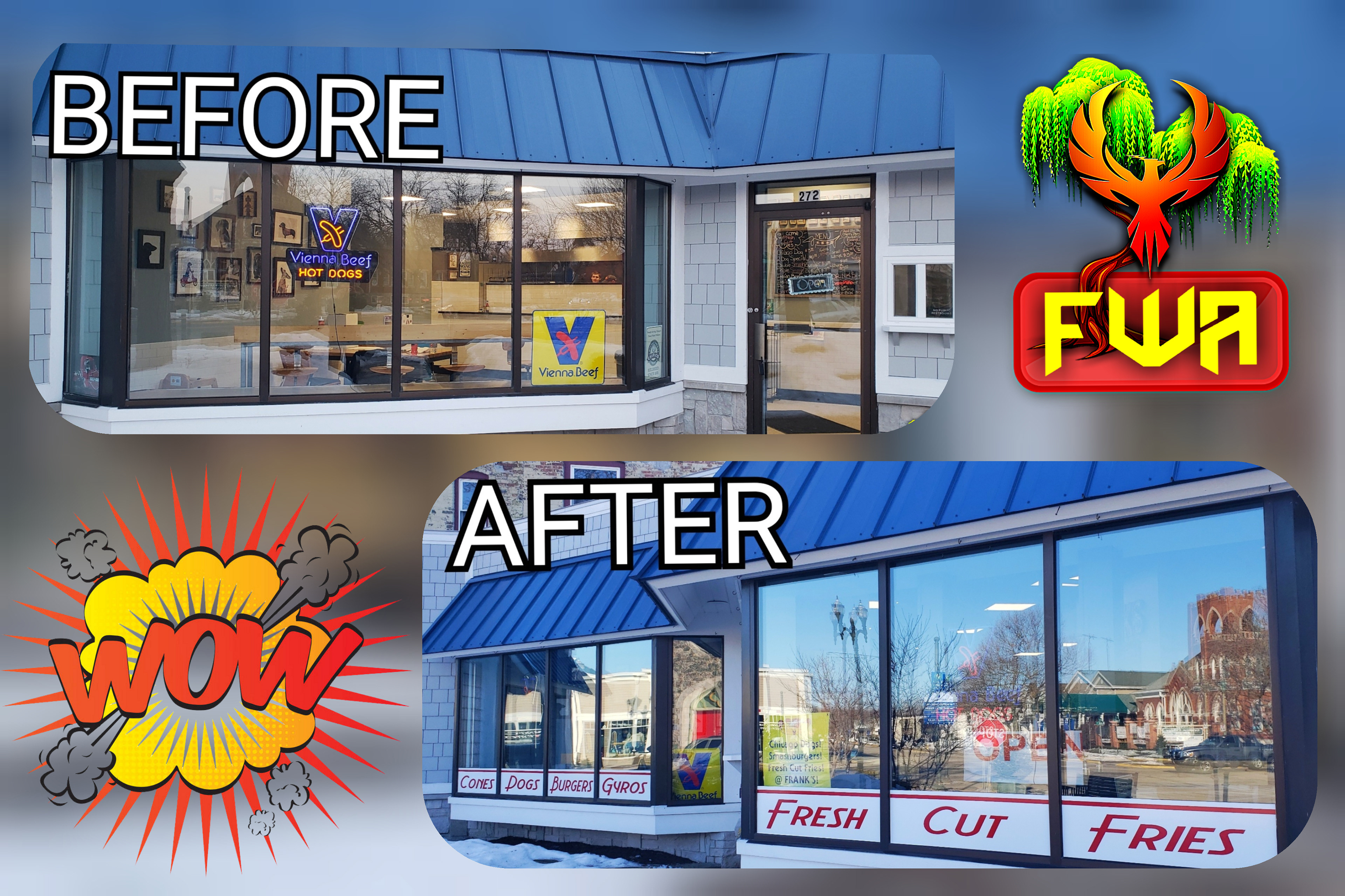 CUSTOM WINDOW GRAPHICS FOR FRANK'S