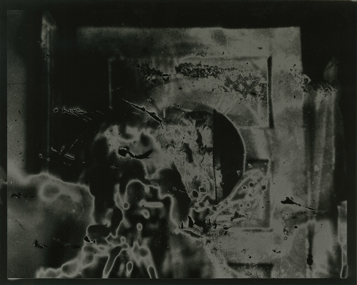 Self Portrait, Silver gelatin print, brulage, 10" X 8", 2025