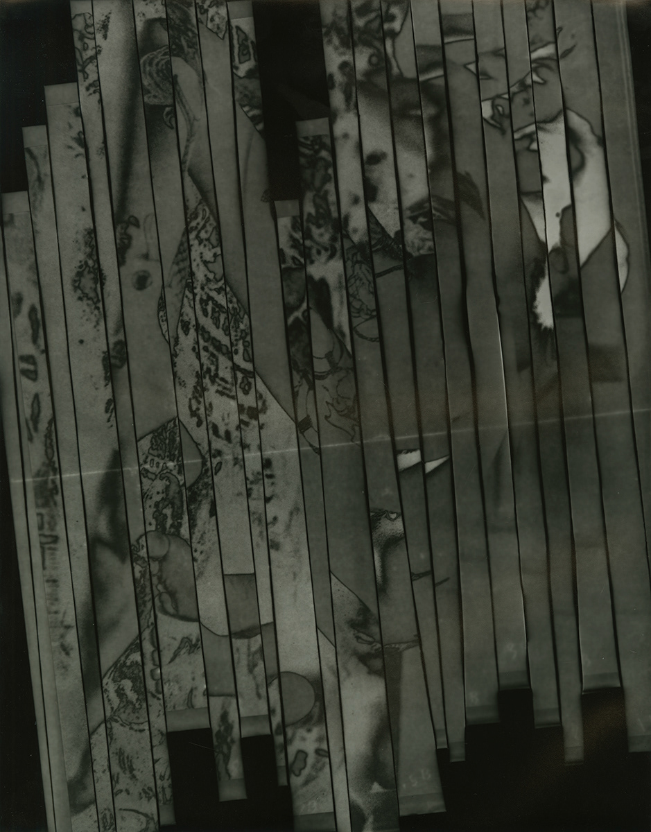 Censorship, Silver gelatin print, collage, 11" X 14", 2026