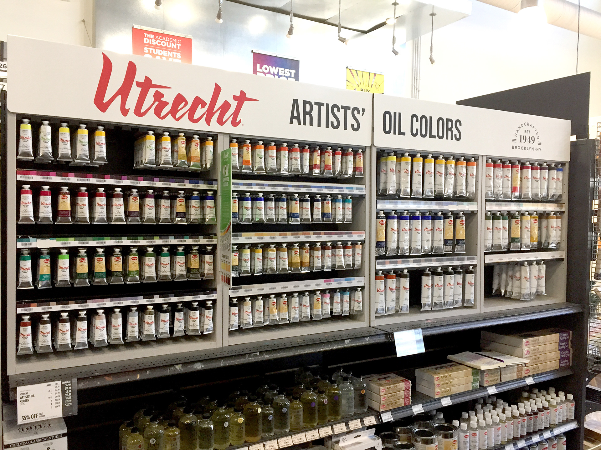 Utrecht Artists' Oils Rack Graphics