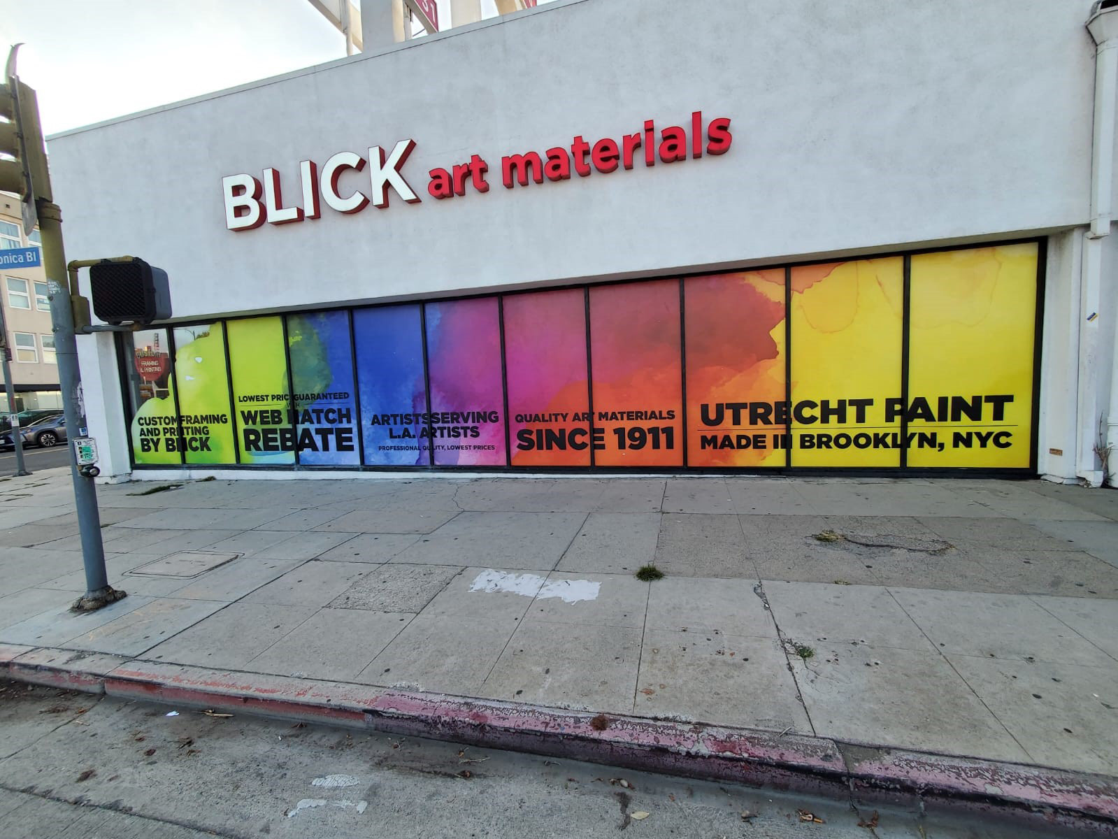 Blick Los Angeles Window Vinyl