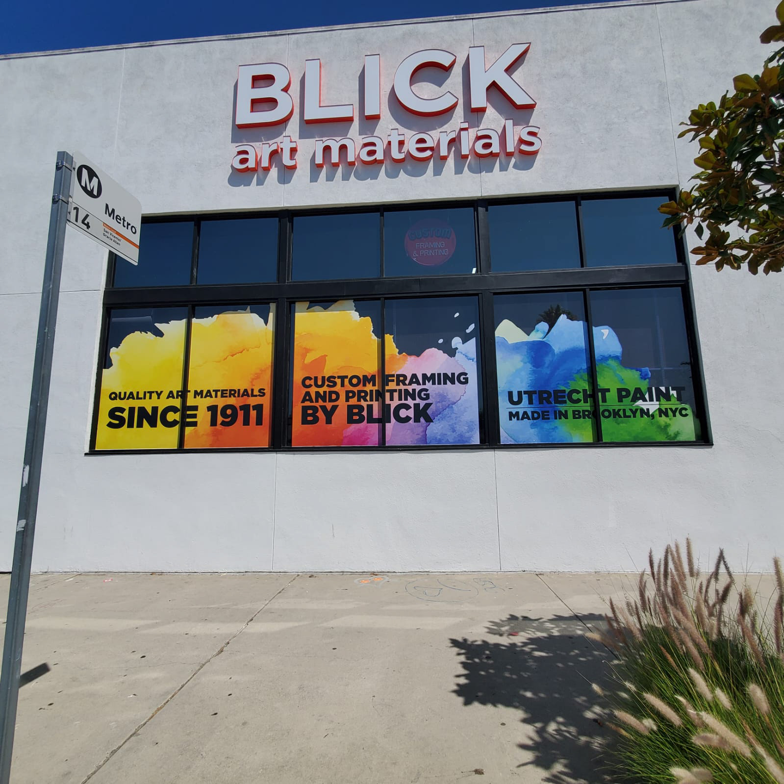 Blick West LA Window Vinyl Refresh