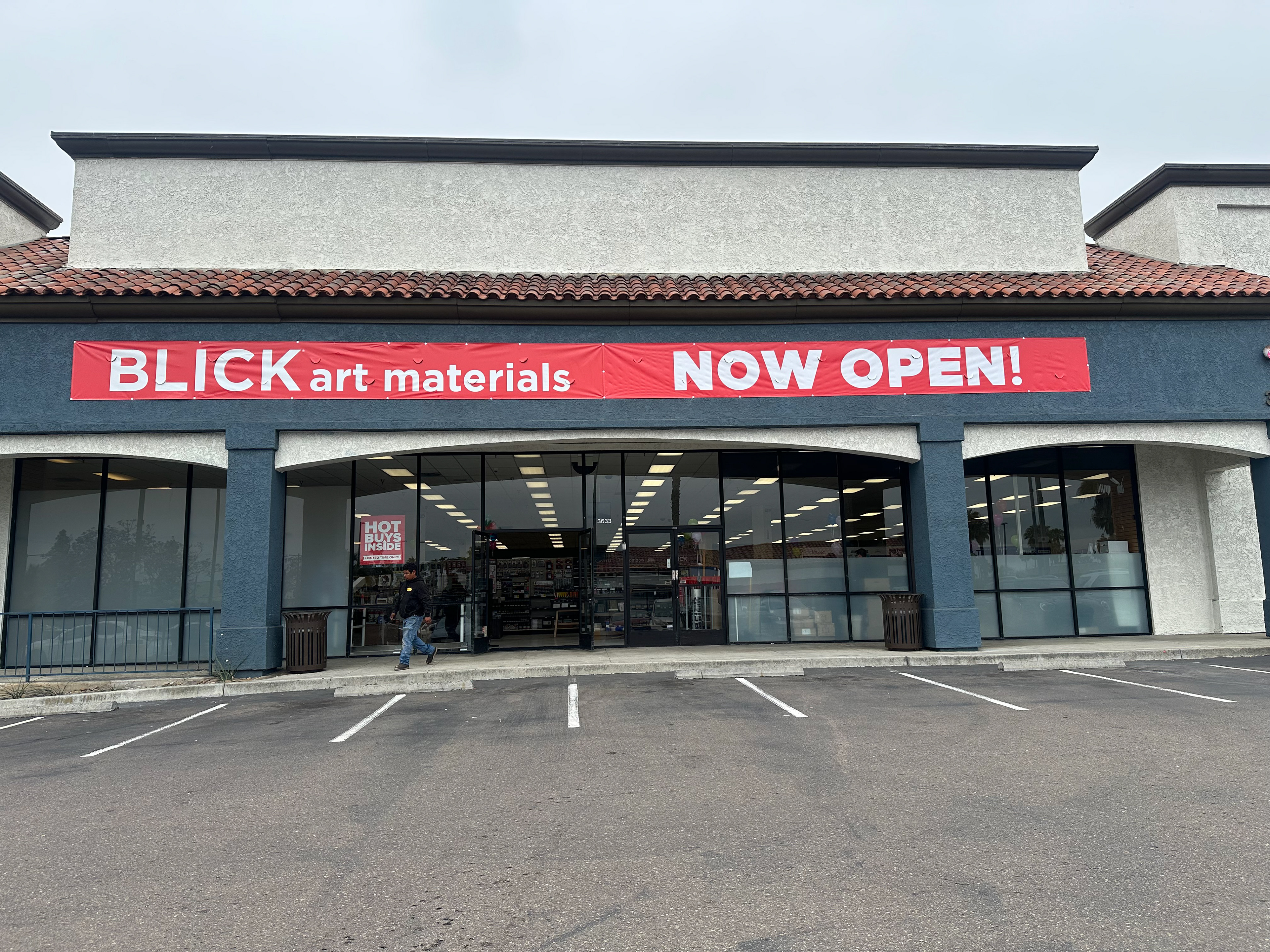 Blick Point Loma Now Open Banner