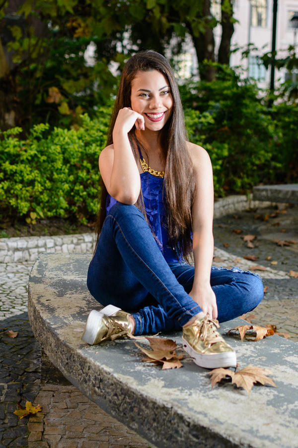 Linda foto da Marielle, em ensaio  fotográfico  realizado em Blumenau-SC. Ennulat Fotografias
