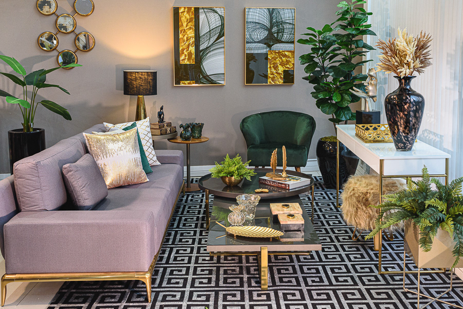 Fotografia de mostruário da Loja Sempre Viva, em Blumenau - SC