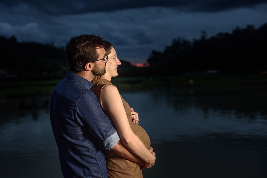 Ensaio da gestante Sabrina com seu marido Dino, Foto de ennulat fotografias
