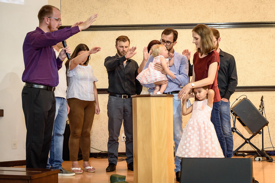 Bênção no batizado da pequena Joanna. Clic de ennulat fotografias