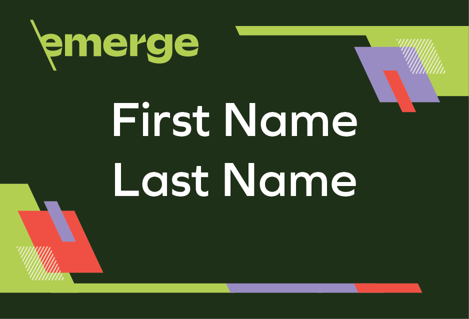 Emerge Name Tag