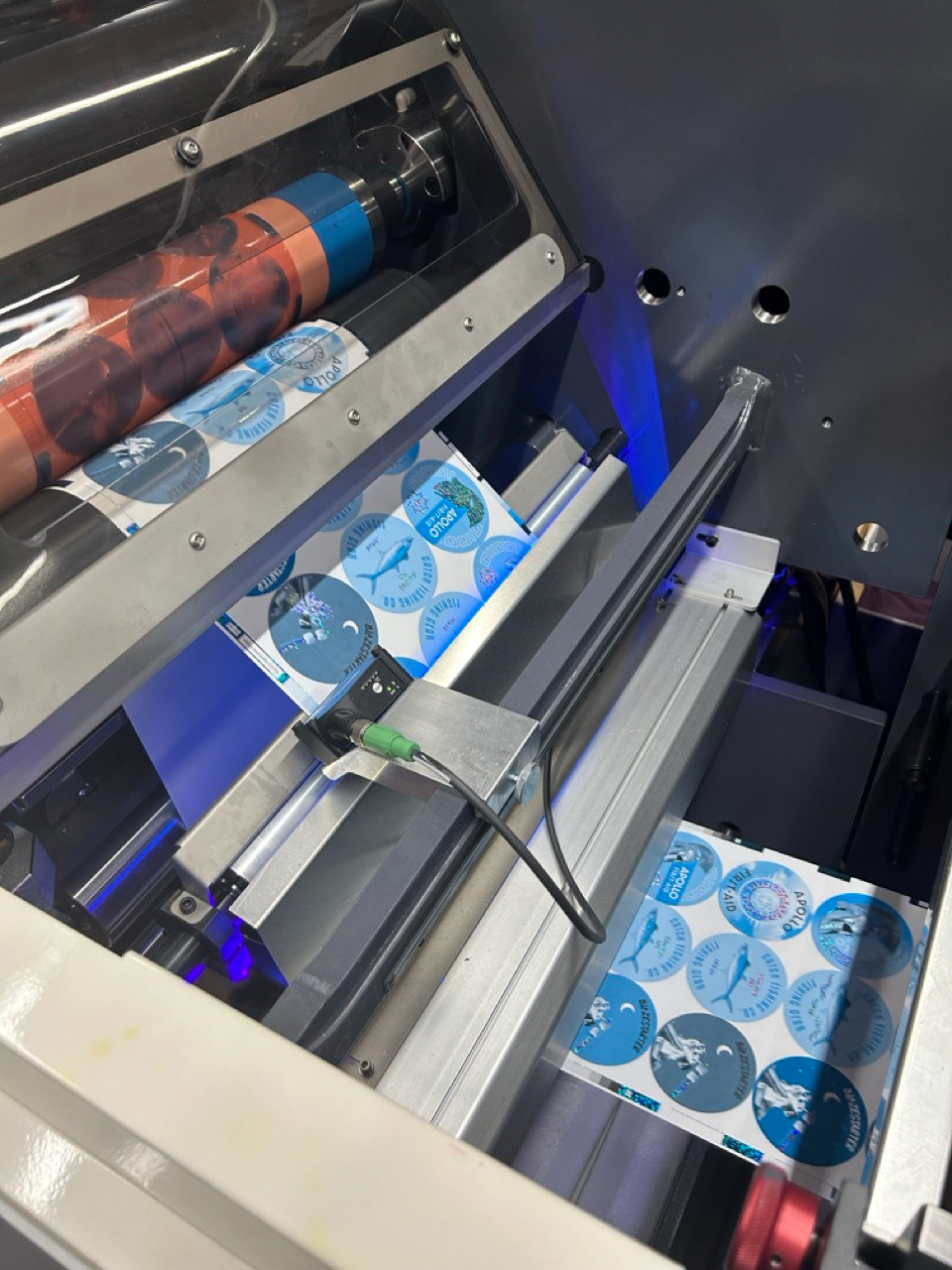 4 Color + Foil Flexo Print Production