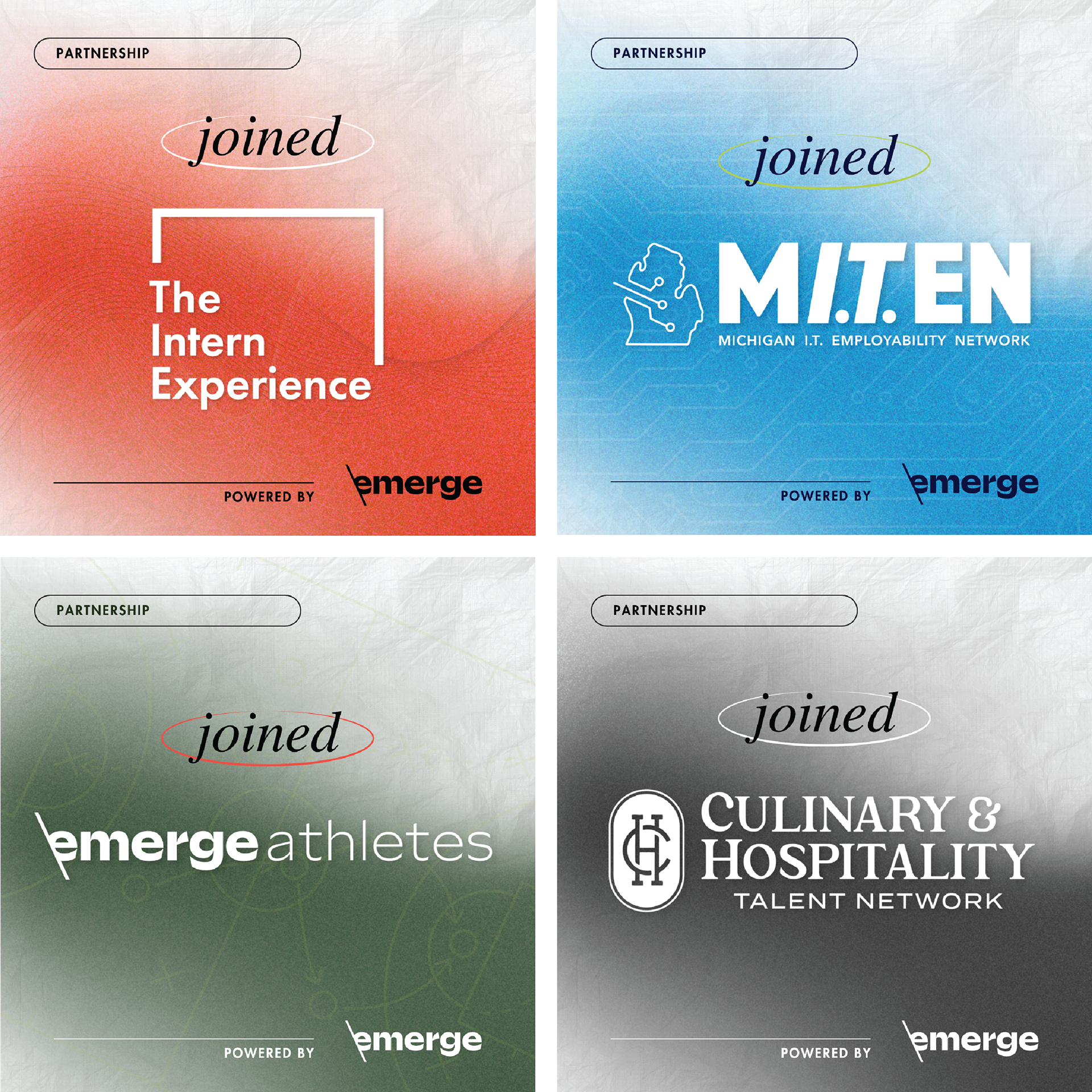 Partnership social posts