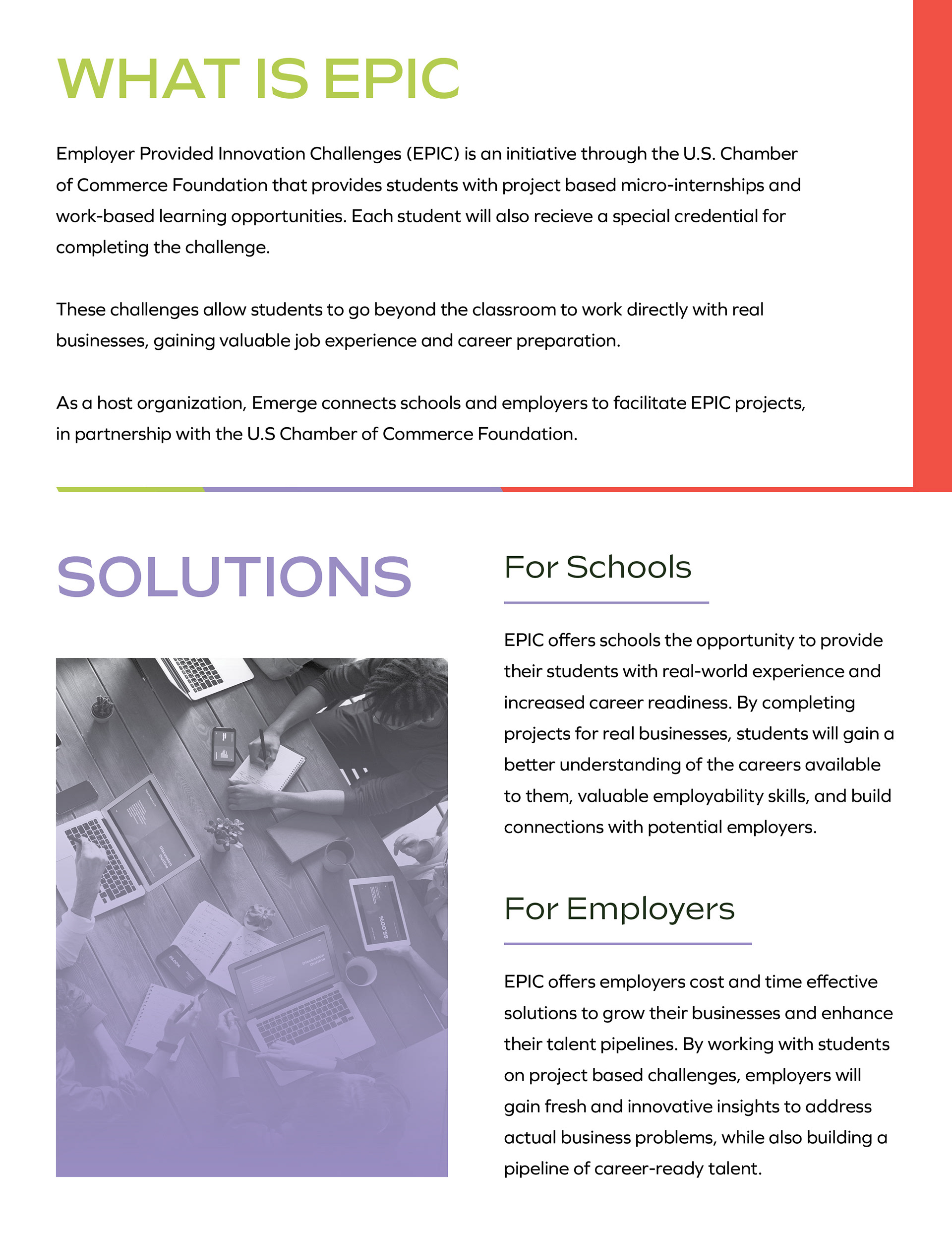 EPIC booklet (page 1)