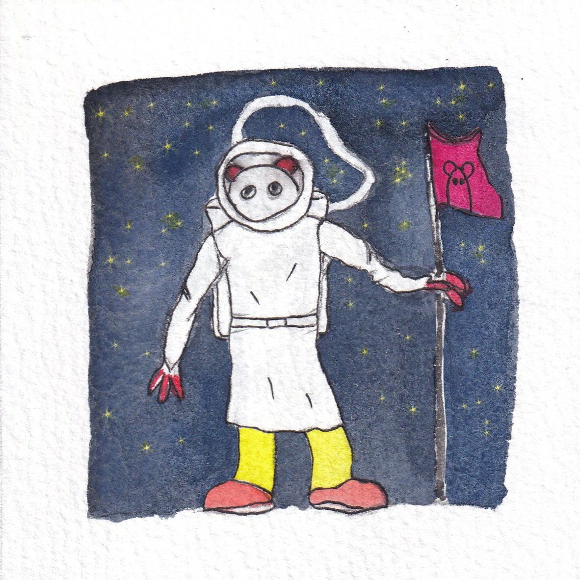 Boo... astronaute