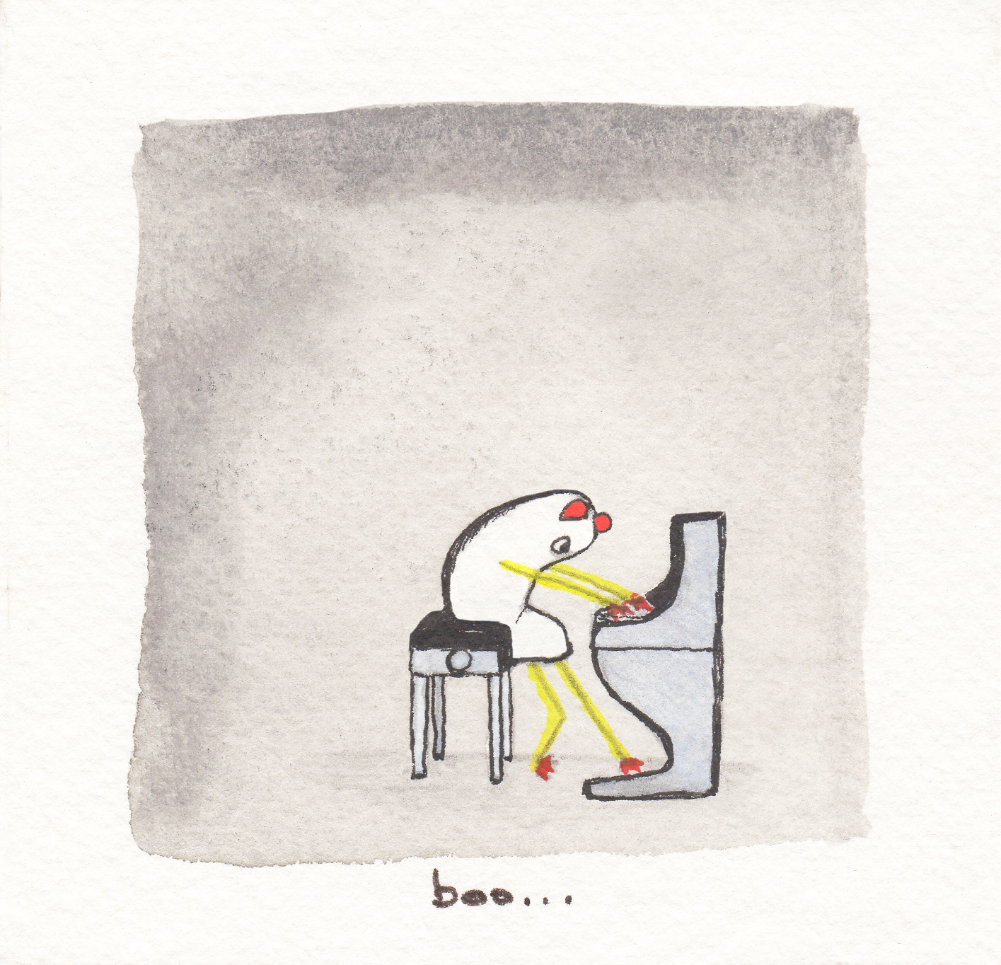 Boo... pianiste