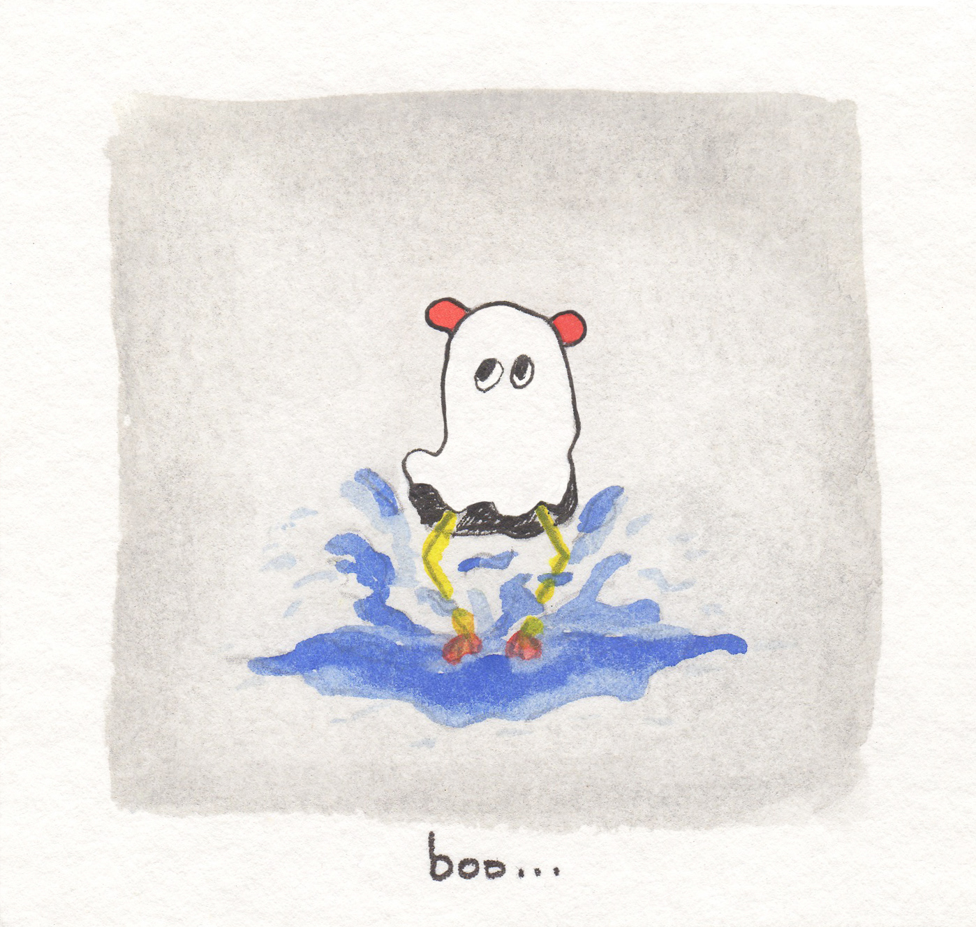 Boo... saute dans les flaques