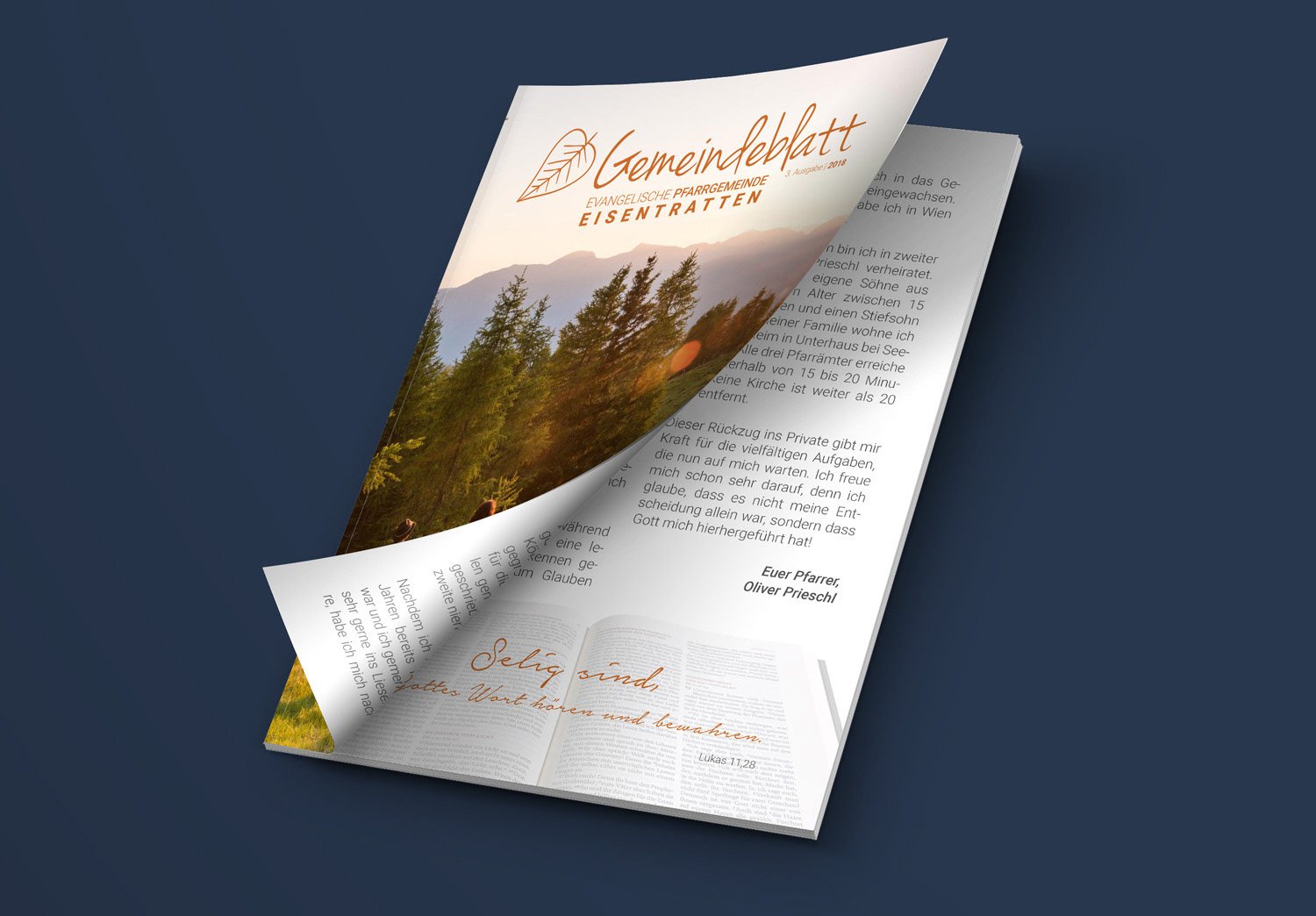 Gemeindeblatt der Pfarrgemeinde Eisentratten | 4 x jährlich 40-44 Seiten