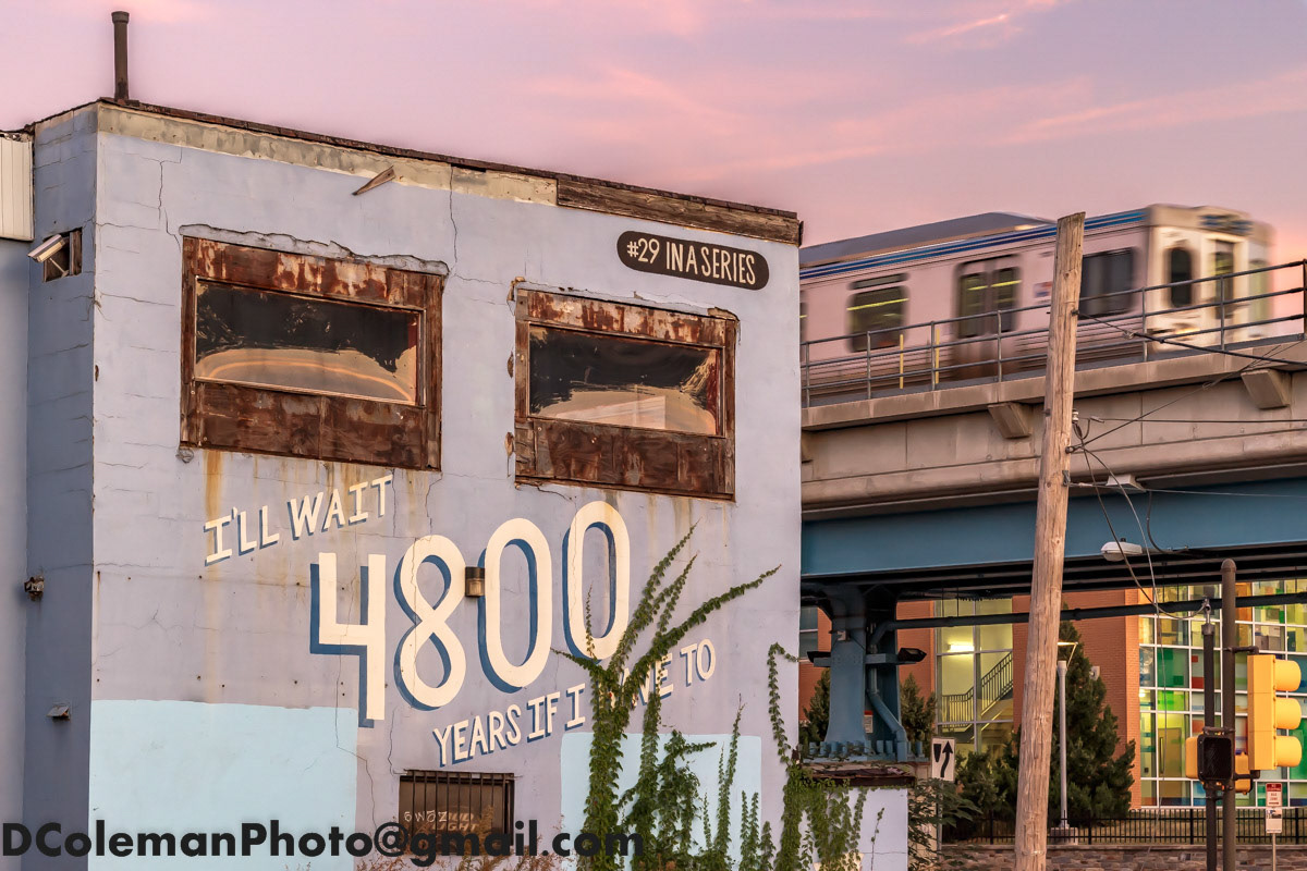 "Love Letters" mural on 48th Street, West Philadelphia 2019