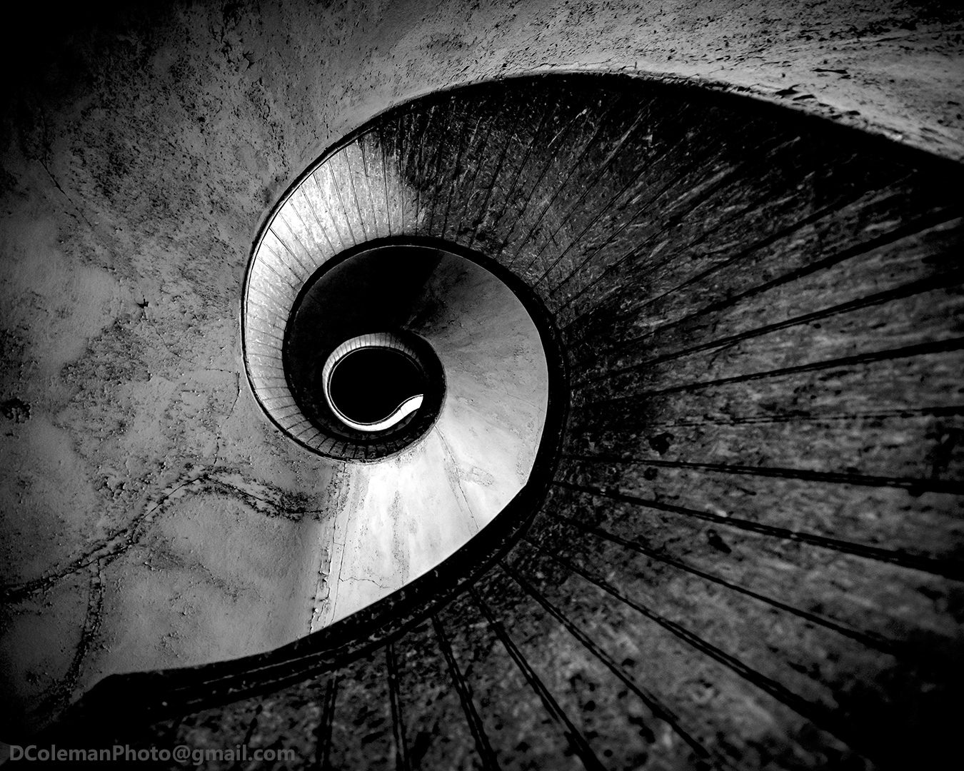 Spiral Stairs inside a Catholic Church, Philadelphia (2021)