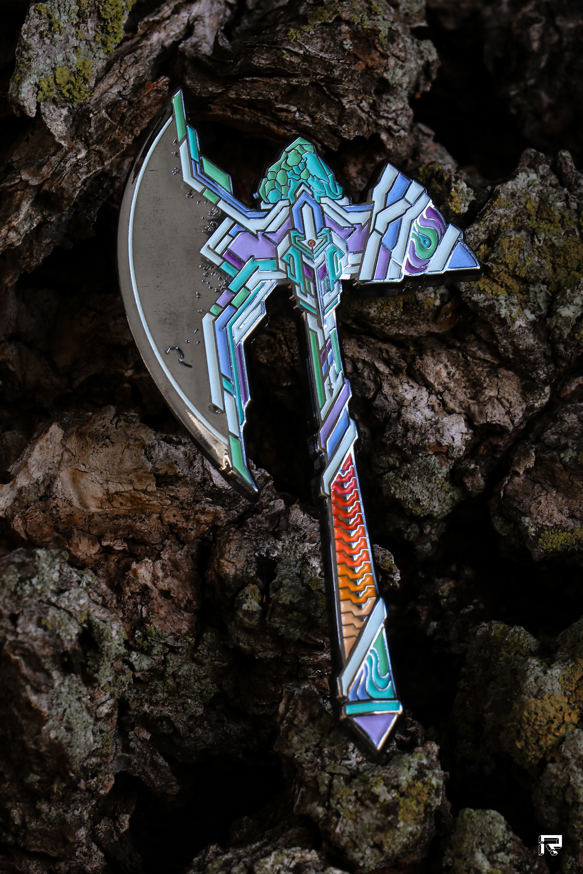 Hailstone Limited Edition Enamel Pin by Rutherford