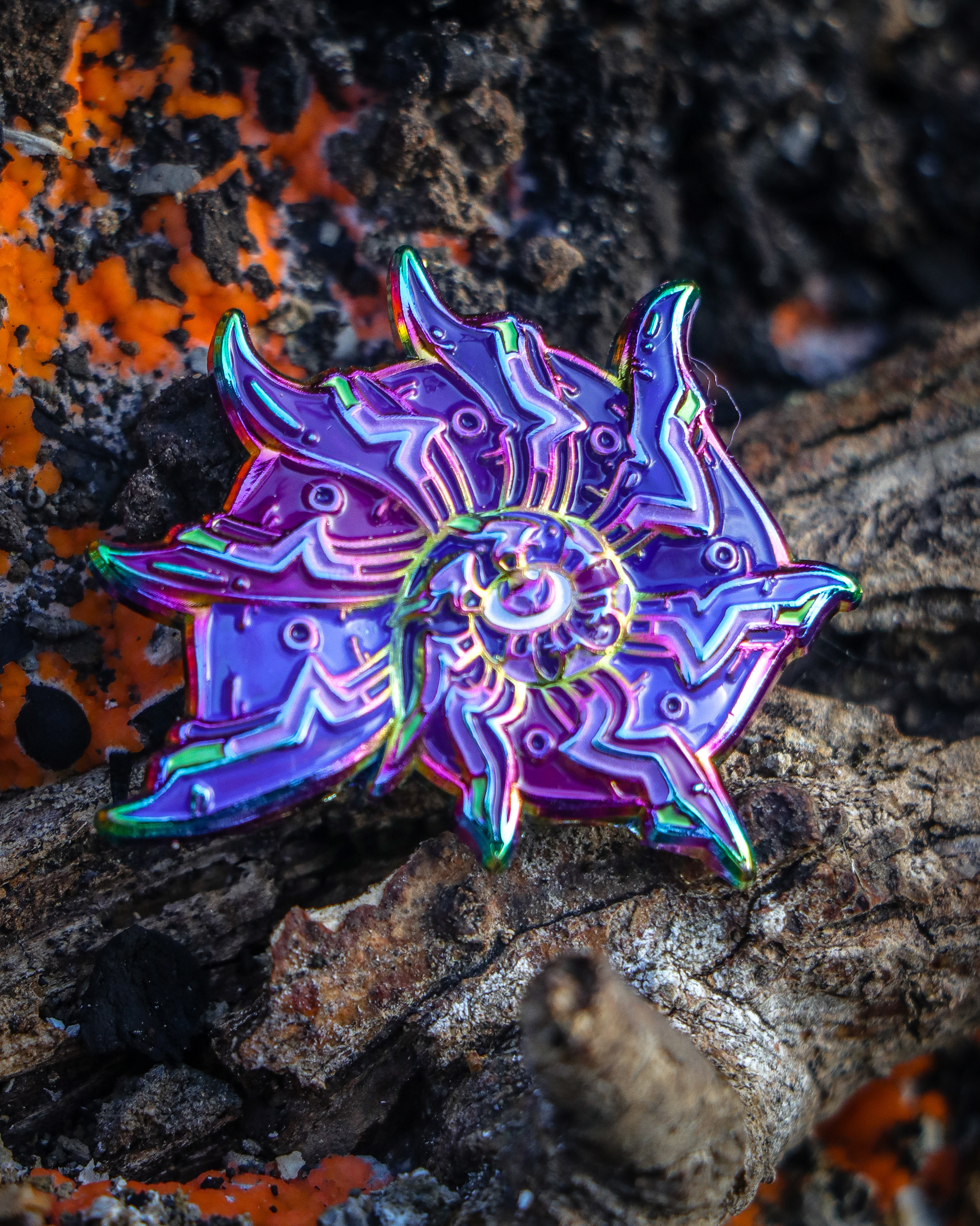 Spiromite - Enamel Pin by Rutherford