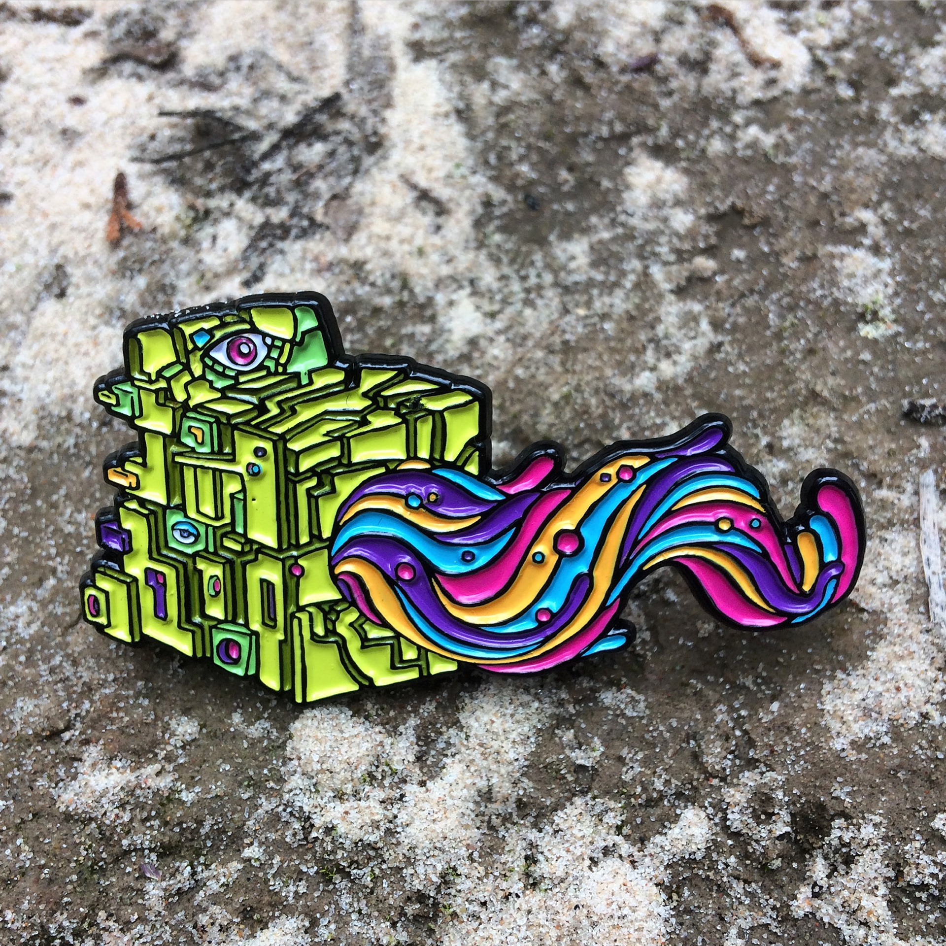 Woke Washer Enamel pin by Rutherford
