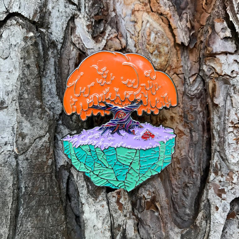 Tree of Solitude Enamel Pin by Rutherford