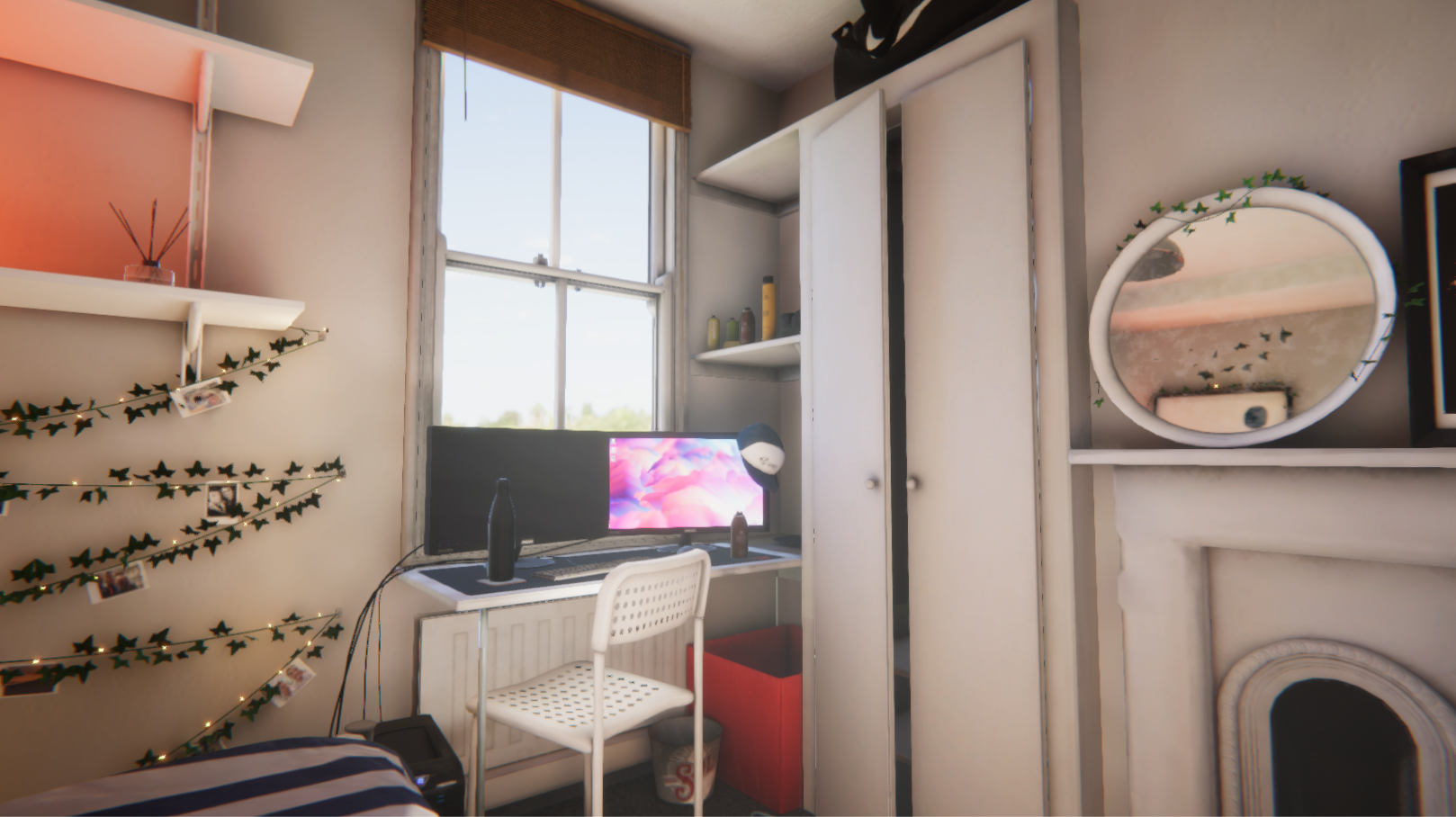 Bedroom Unity Render View 3 - Daylight
