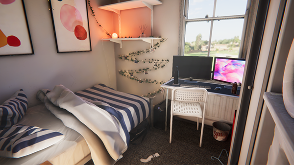 Bedroom Unity Render View 2 - Daylight