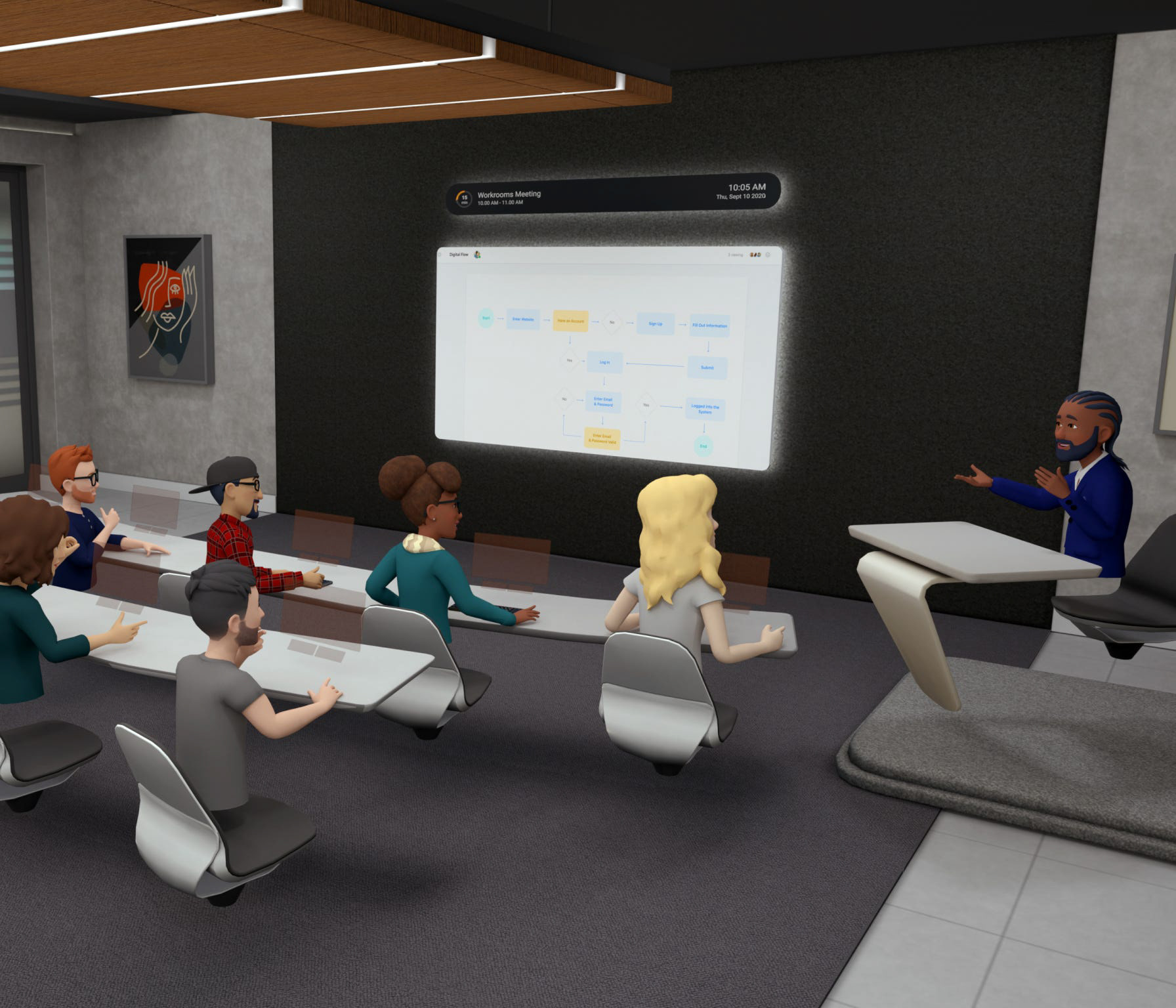 Workrooms Promotional Image, City Meeting Room
