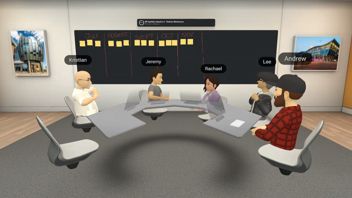 Example of my City Environment (Light) & Virtual Desks