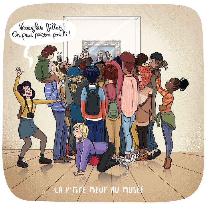 BD Les p'tites meufs - Le musée