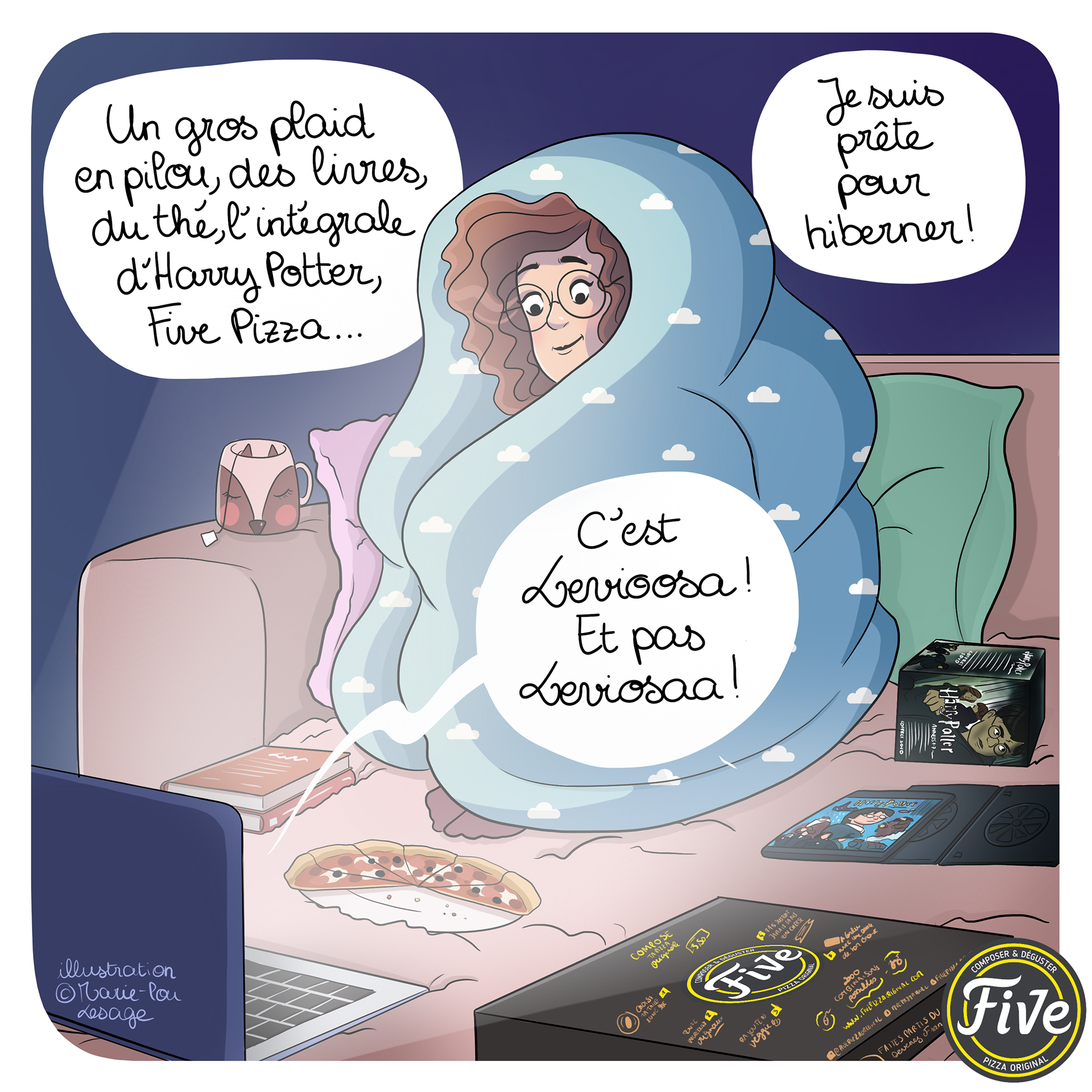 Five Pizza - réseaux sociaux