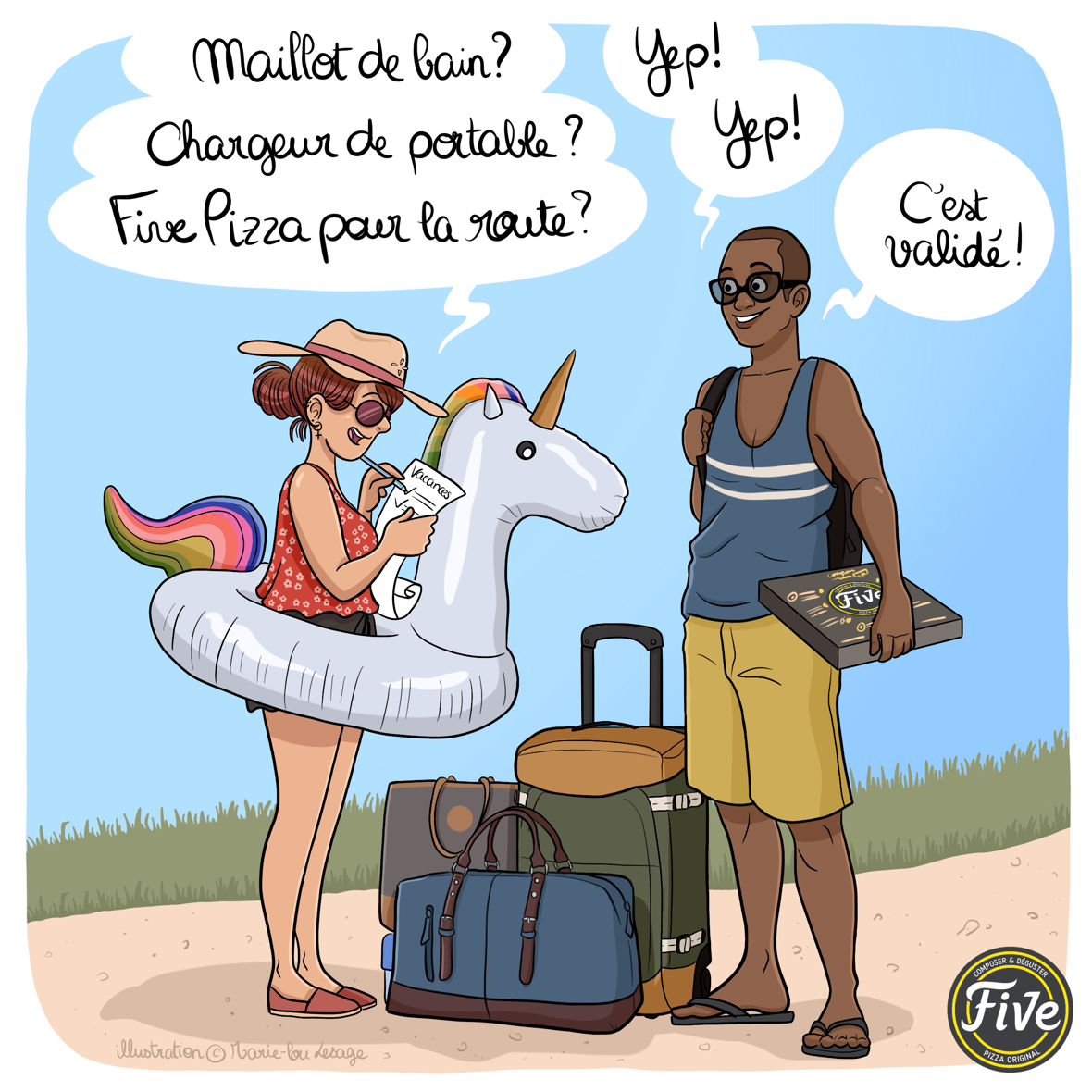 Five Pizza - réseaux sociaux
