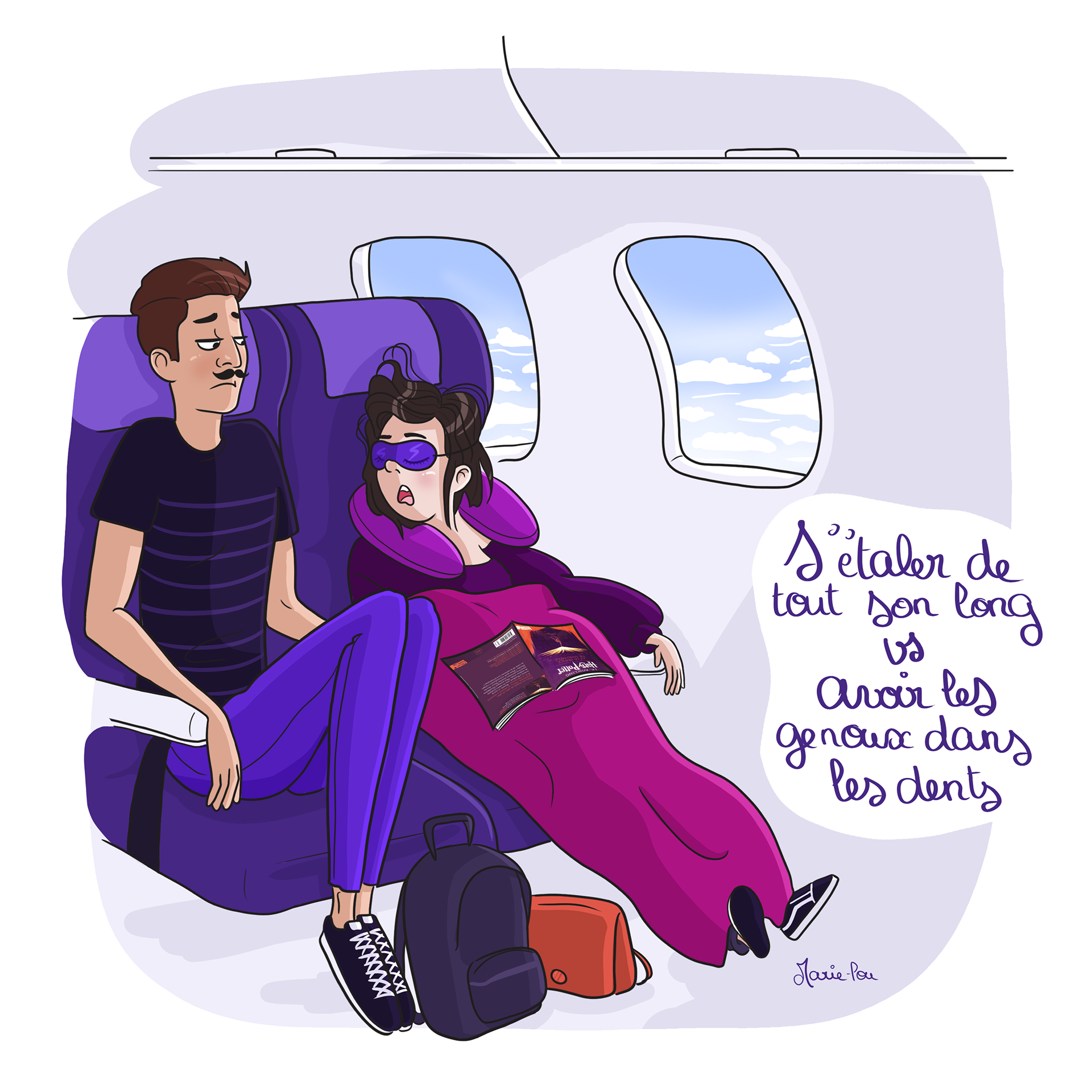BD Les p'tites meufs - L'avion