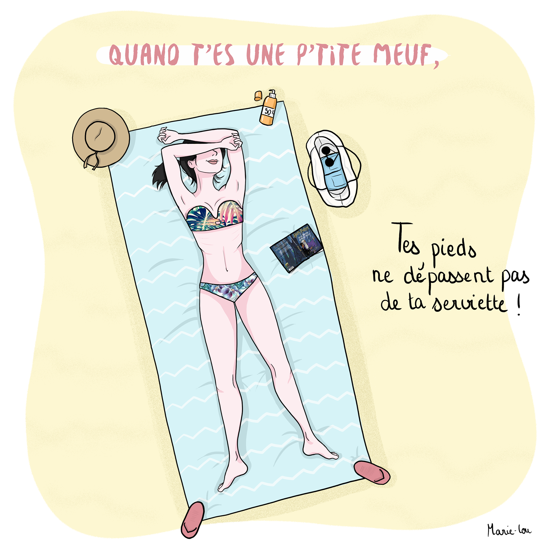 BD Les p'tites meufs - la serviette