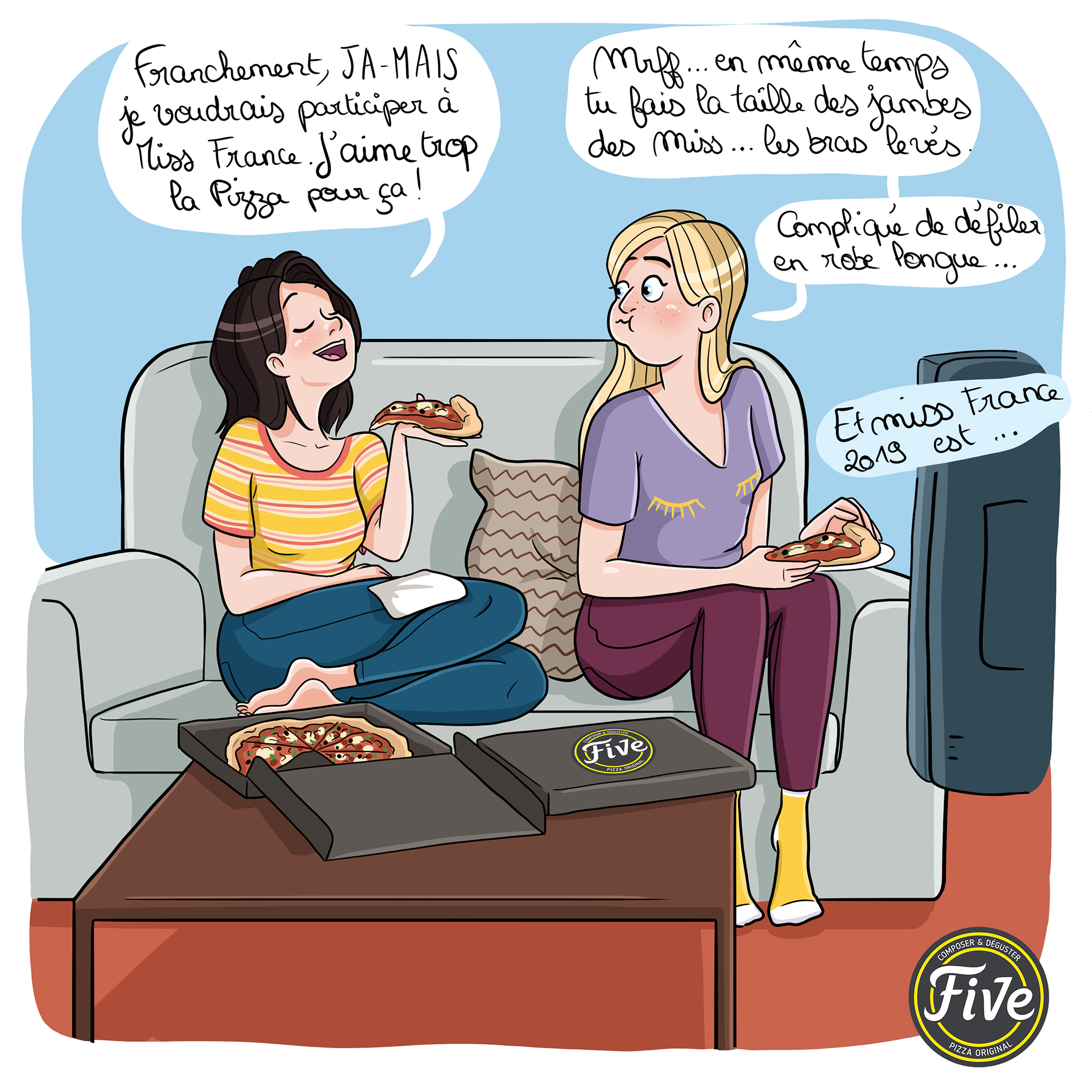 Five Pizza - réseaux sociaux