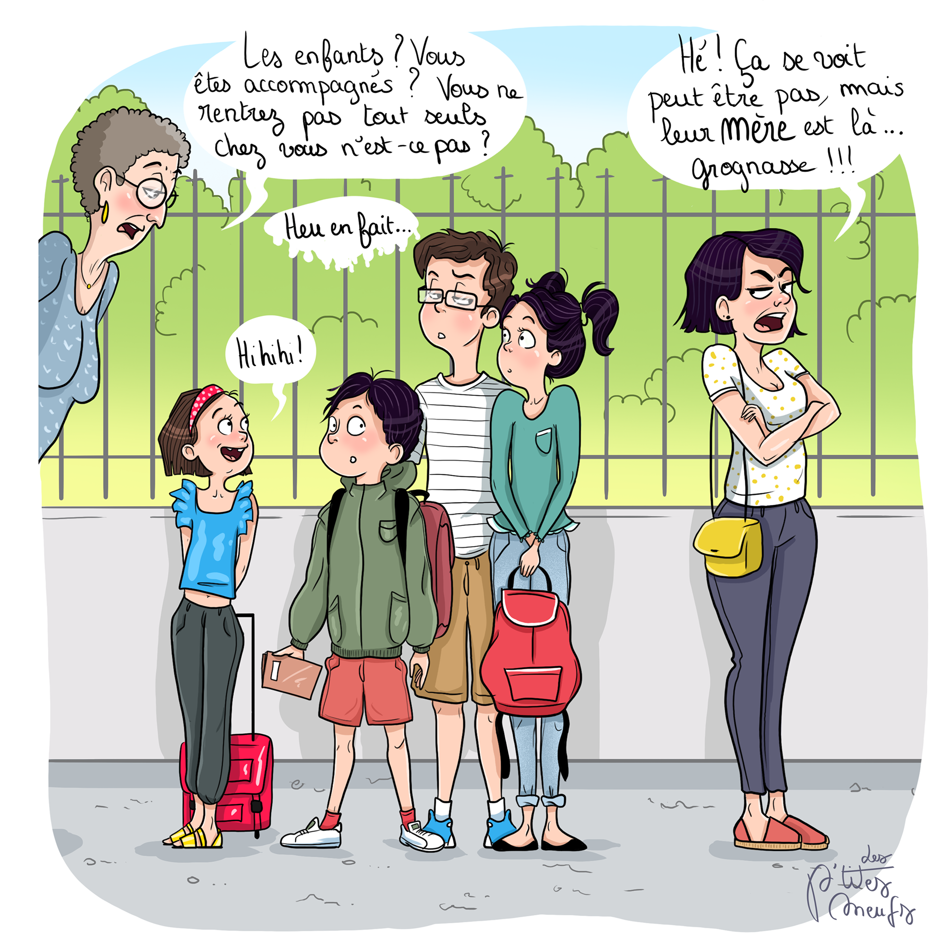 BD Les p'tites meufs - La sortie d'école