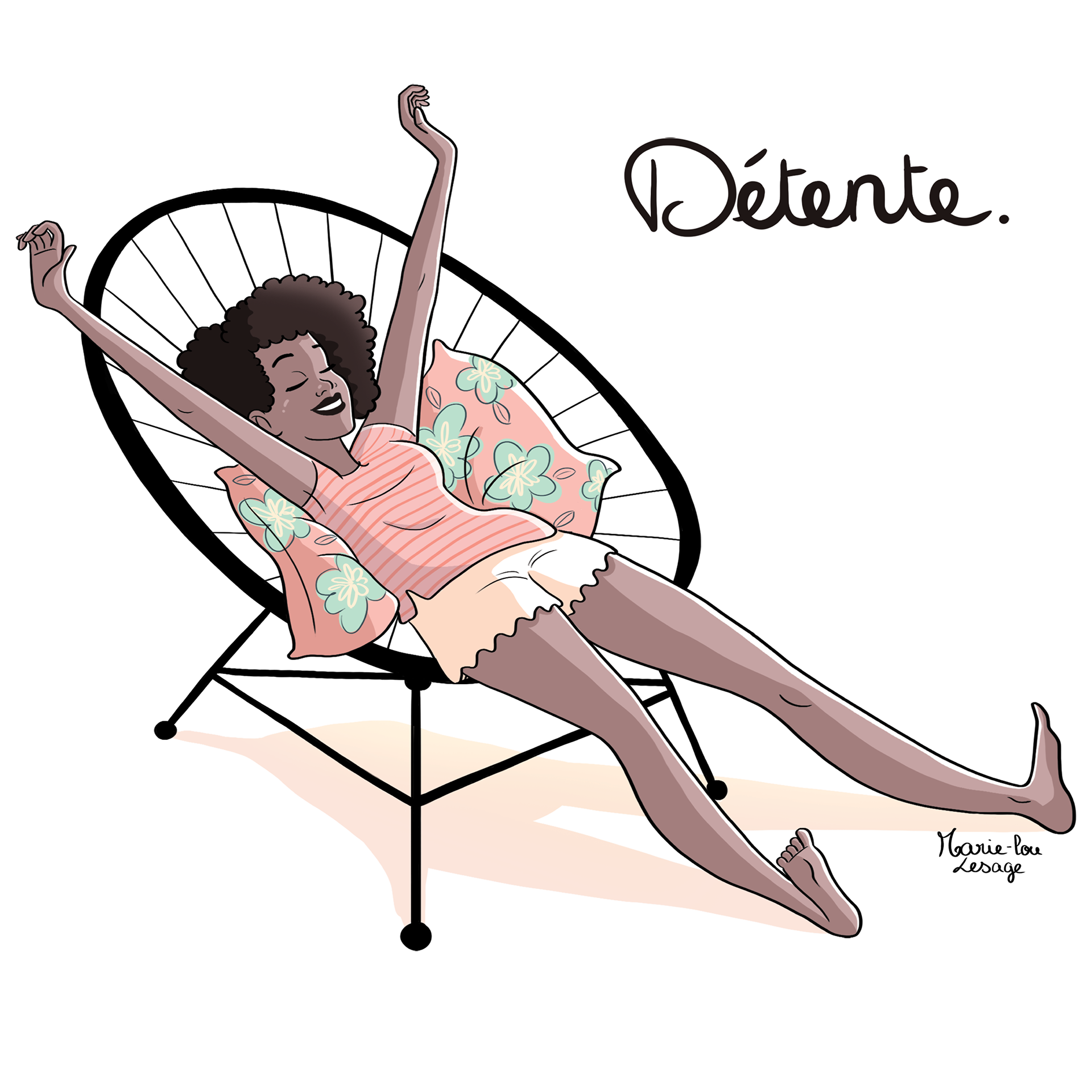 PapierxCrayon X Les P'tites Meufs : Détente