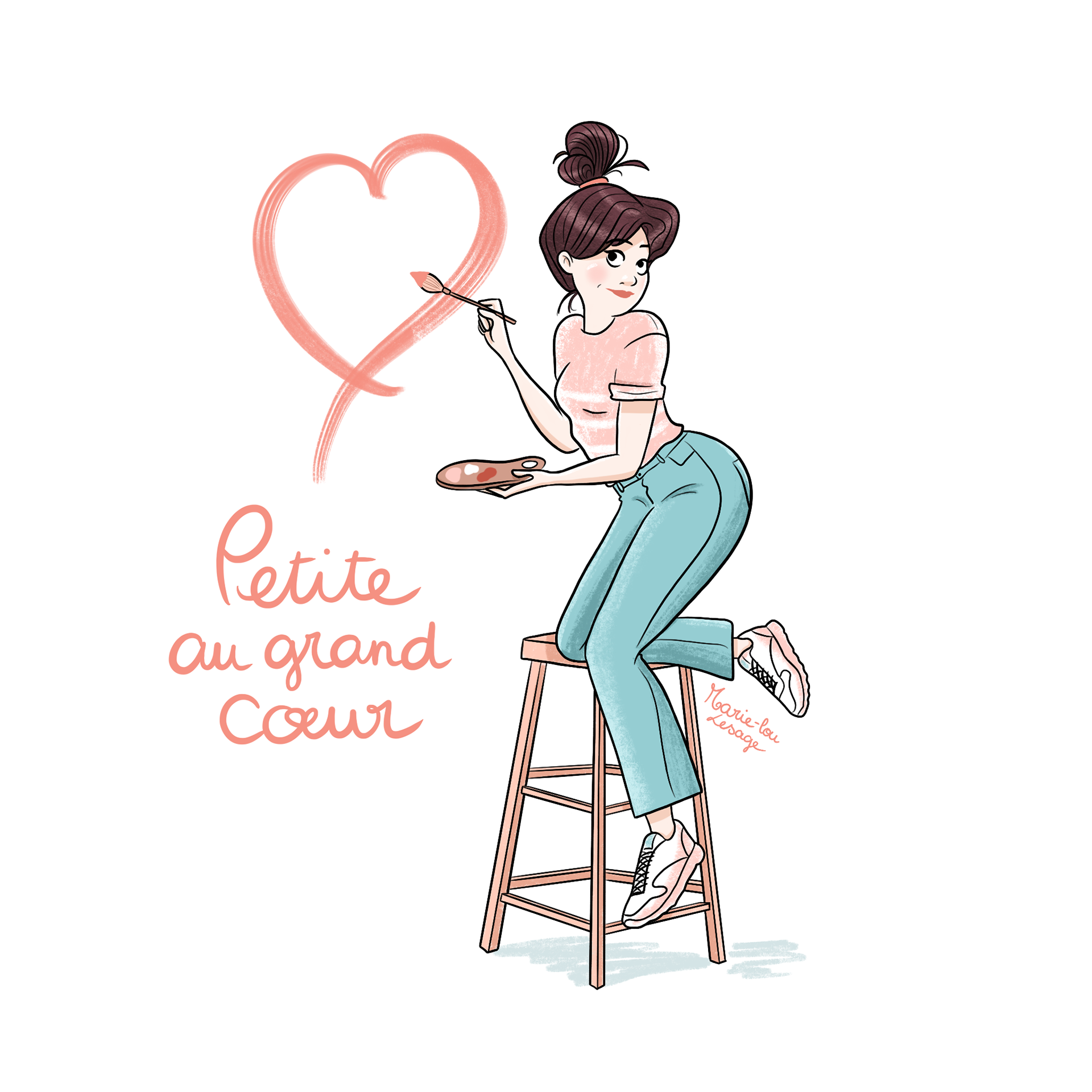 PapierxCrayon X Les P'tites Meufs : Petite au grand coeur