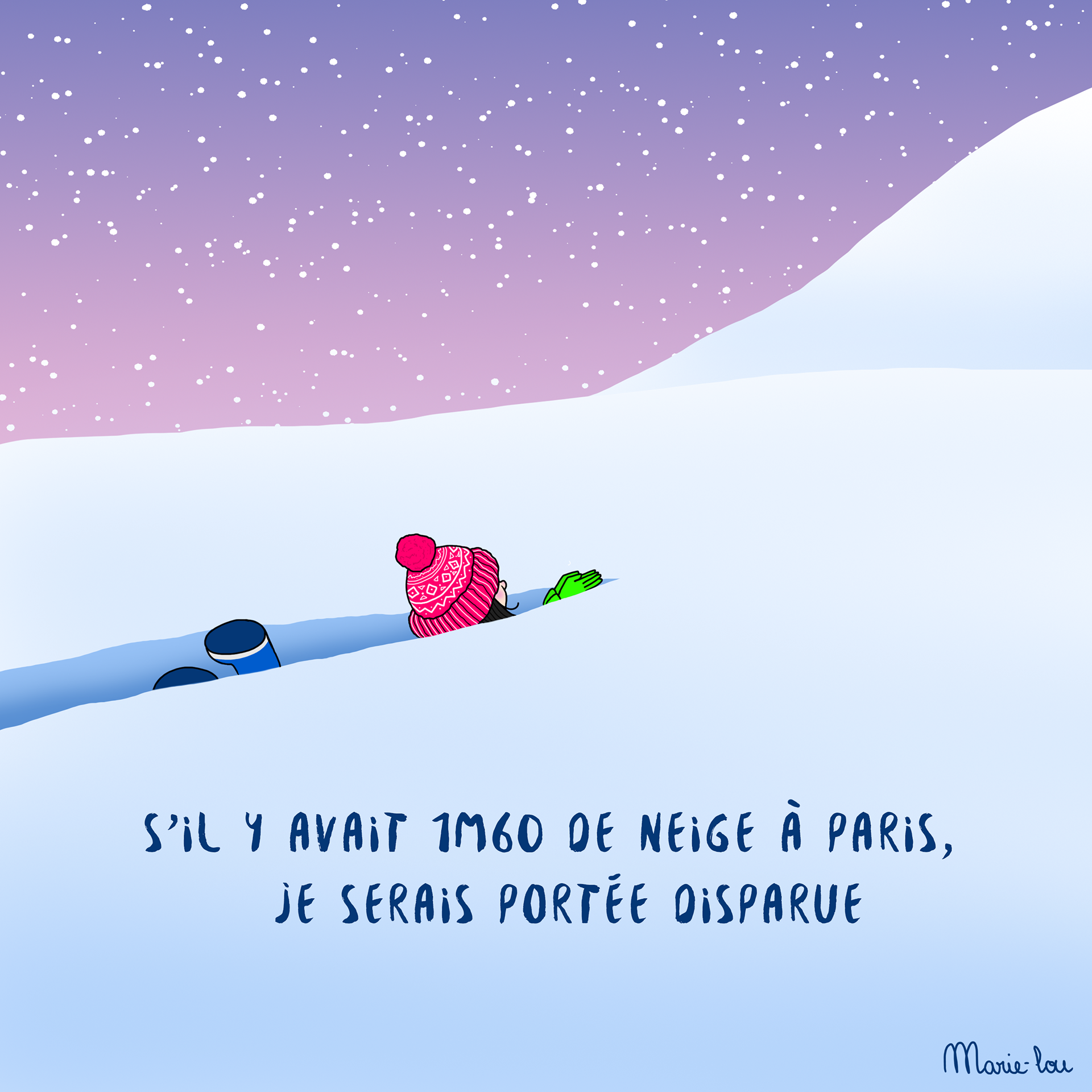 BD Les p'tites meufs - La neige